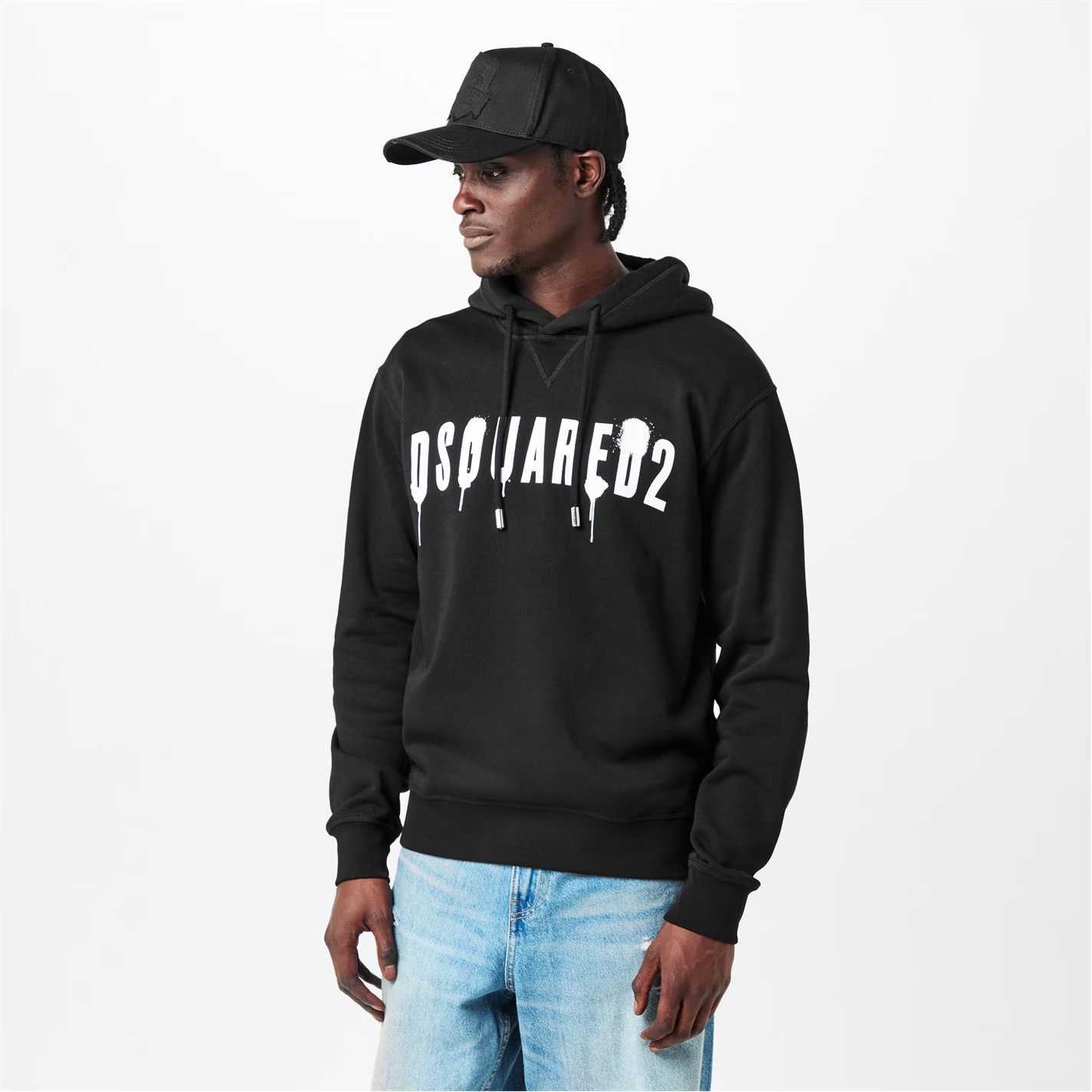 Dsquared2 o1g2r1mq0426 Spray Hoodie in Black Size US S / EU 44-46 / 1 - 3 Thumbnail