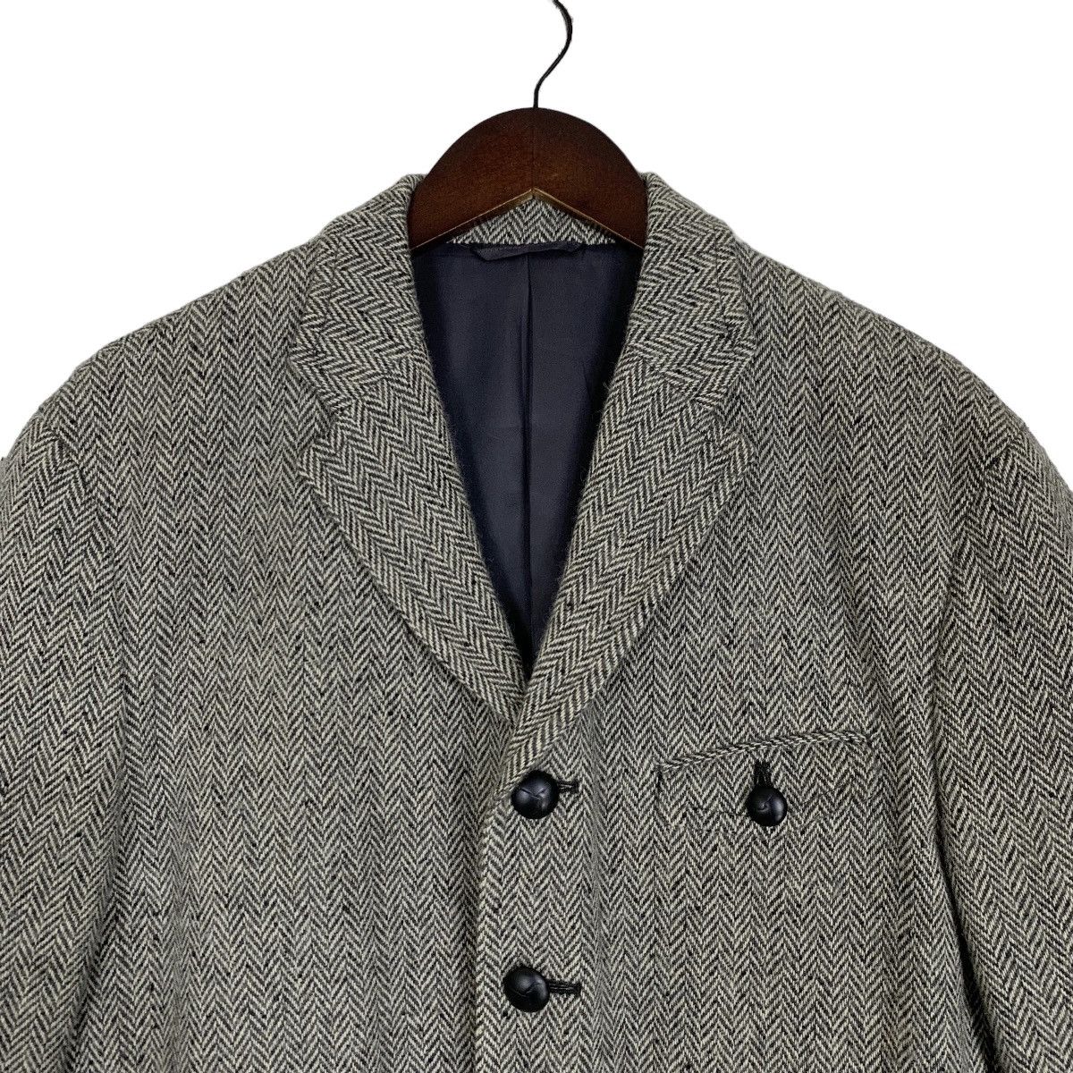 Yohji Yamamoto Vintage A.A.R by Yohji Yamamoto Harringbone Jacket Size M Size US M / EU 48-50 / 2 - 2 Thumbnail