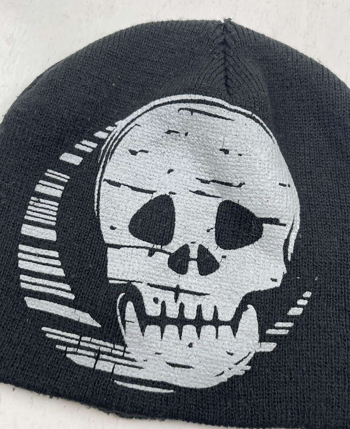 Seditionaries big skull beanie hat tc49 Size ONE SIZE - 3 Thumbnail