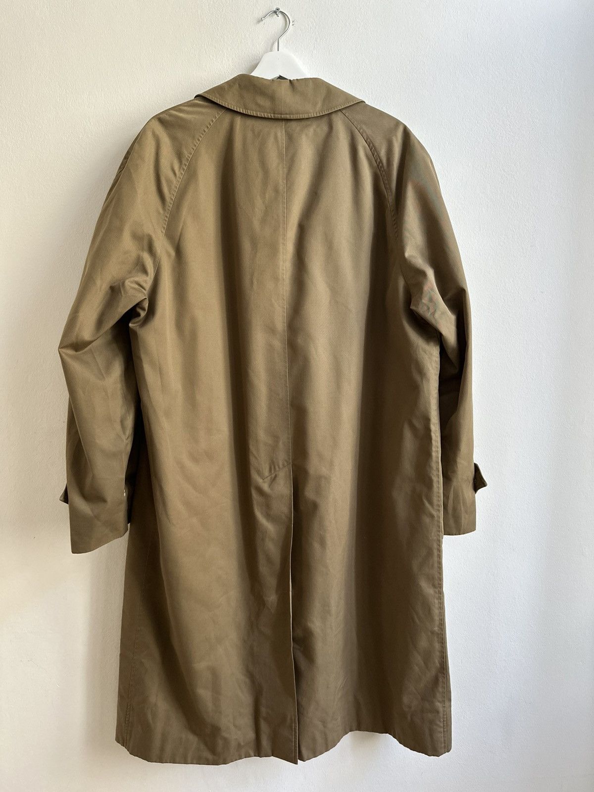 Burberry Burberry Vintage 90s Men's Luxury Old Money Long Trench Coat Size US L / EU 52-54 / 3 - 9 Thumbnail