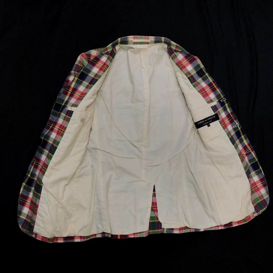 Comme des Garcons CDG 08SS Super Imposition Check Jacket S Unisex Size US S / EU 44-46 / 1 - 7 Thumbnail