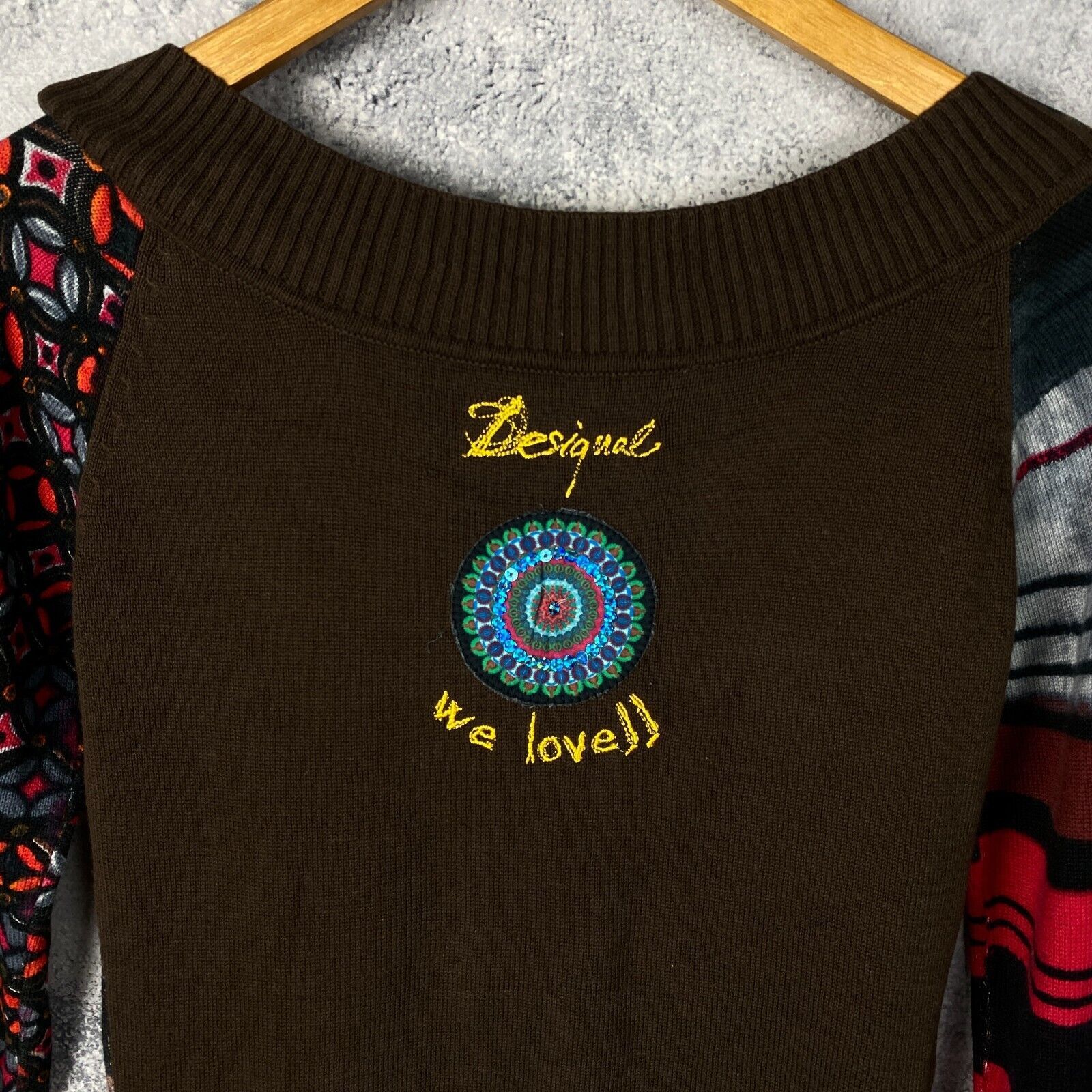 Desigual Desigual Sweater Women's Size S Multicolor Long Sleeve ` Size S / US 4 / IT 40 - 8 Thumbnail