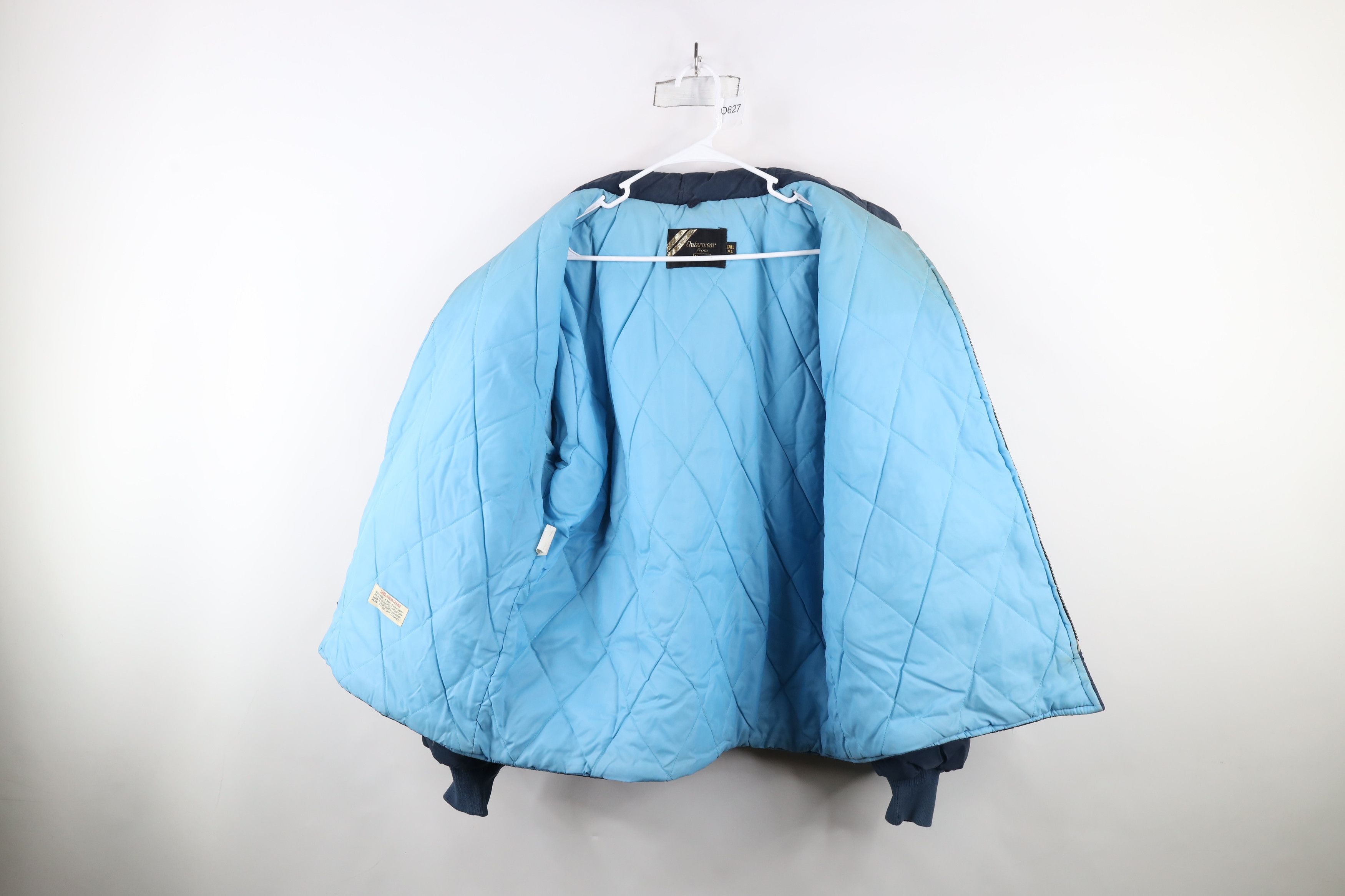 Vintage Vintage 70s Streetwear Quilted Full Zip Puffer Jacket USA Size US XL / EU 56 / 4 - 8 Thumbnail