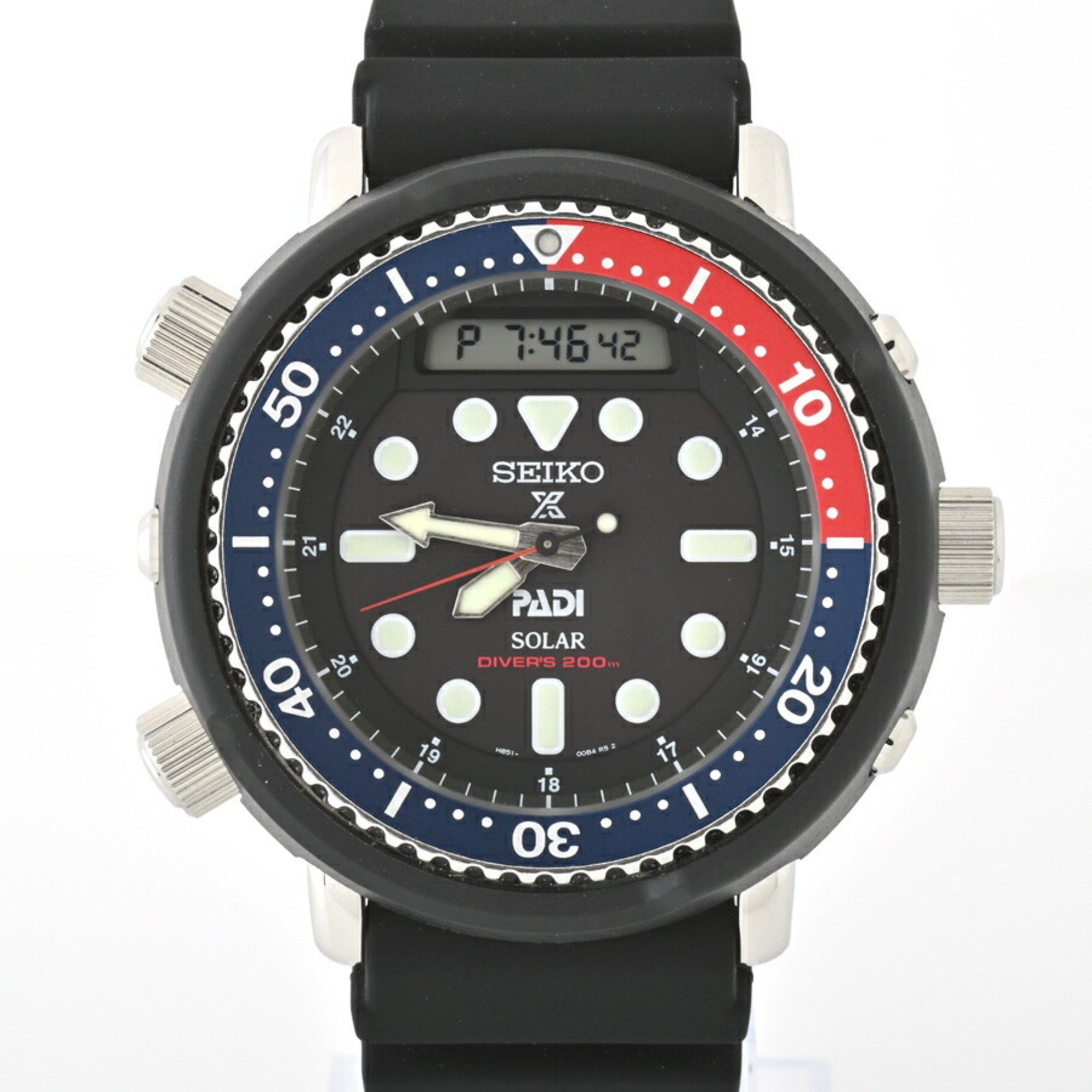 image of Seiko Prospex Diver Scuba Padi Collaboration Model Sbeq003 Solar A-154060 in Black, Women's