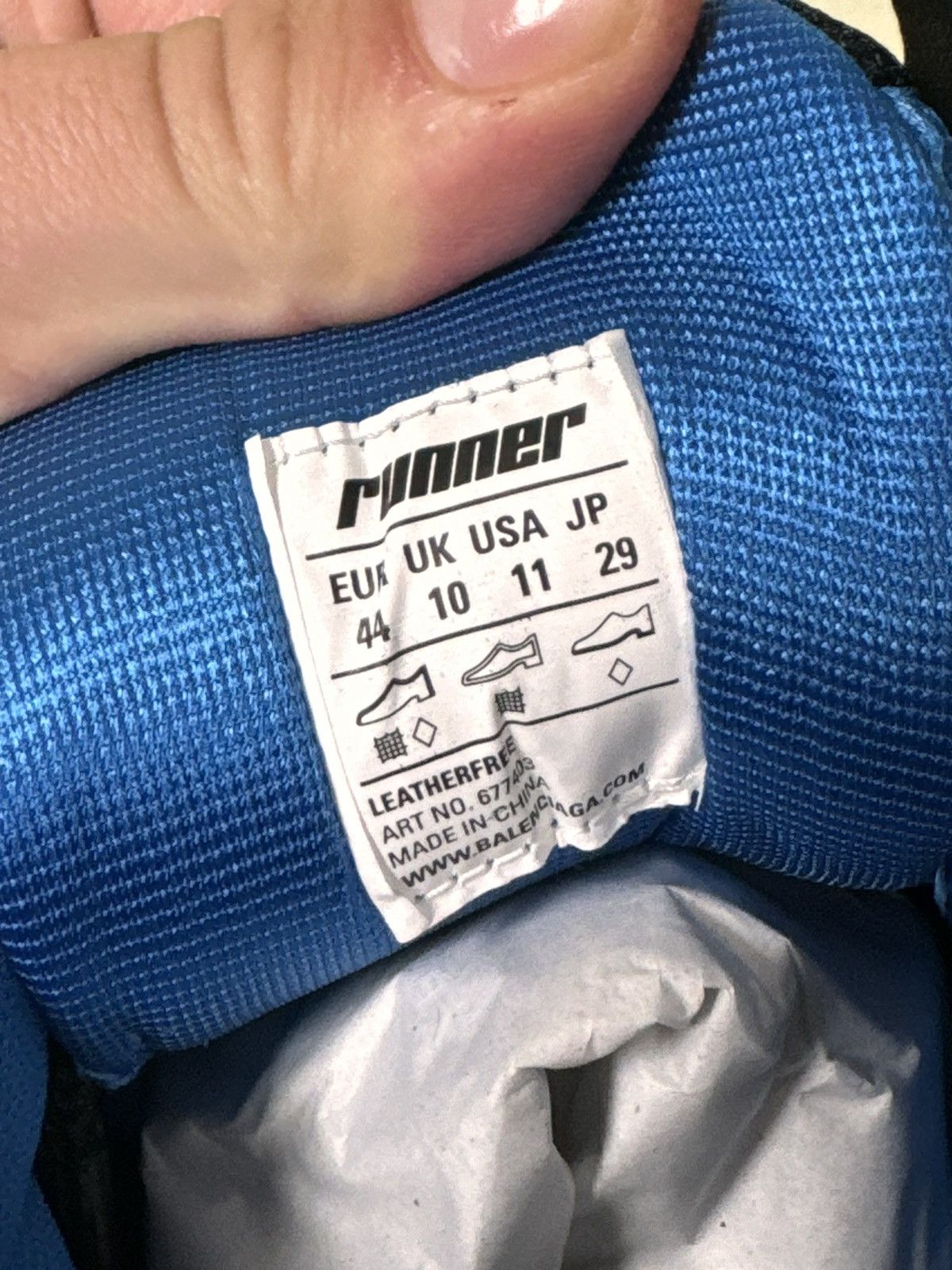 Balenciaga Balenciaga Blue Orange Runner 40 Size US 7 / EU 40 - 7 Thumbnail