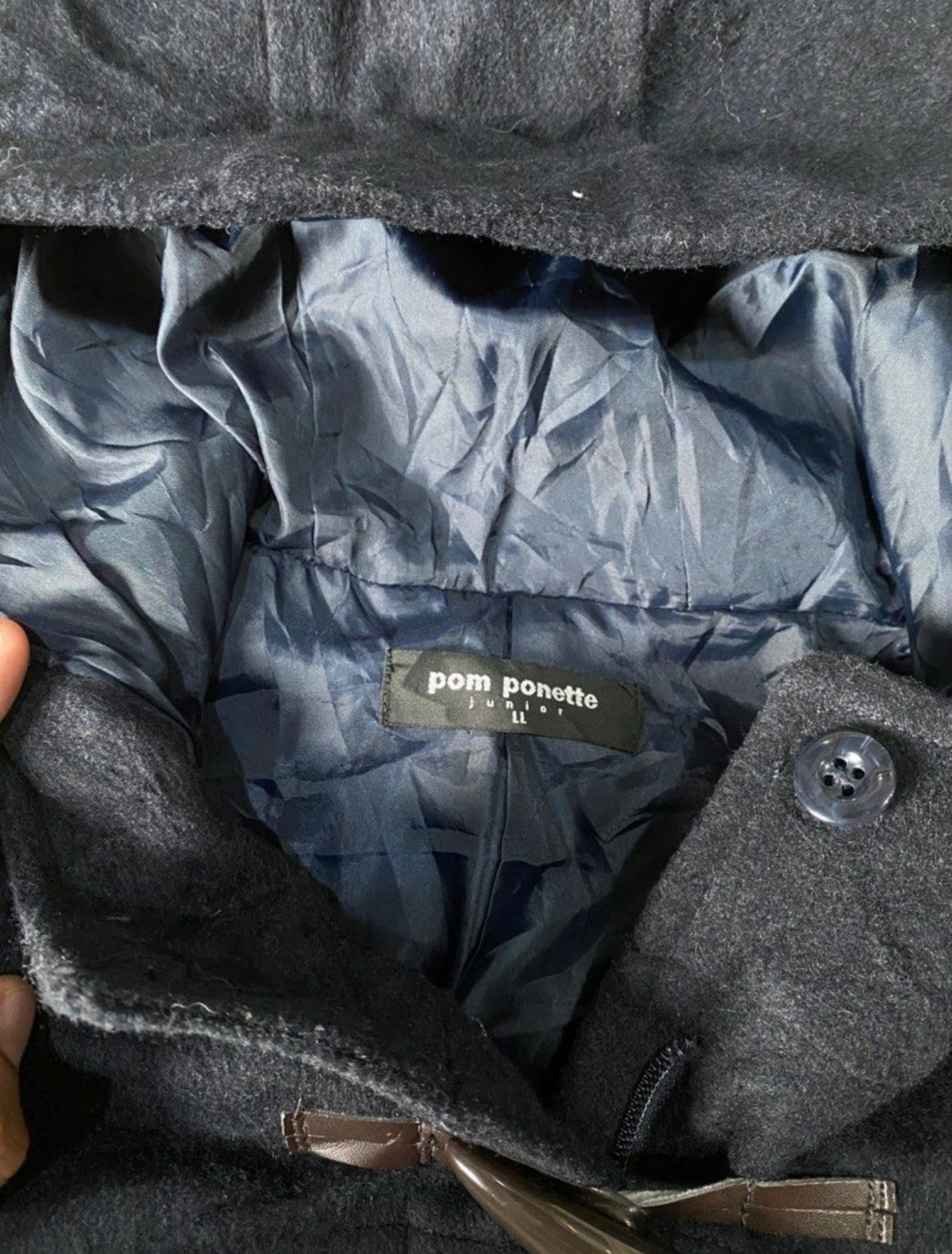Designer × Japanese Brand × Yohji Yamamoto Vtg Wool Pom Ponette Junier Hoodie Coat Jacket Size US XL / EU 56 / 4 - 7 Thumbnail