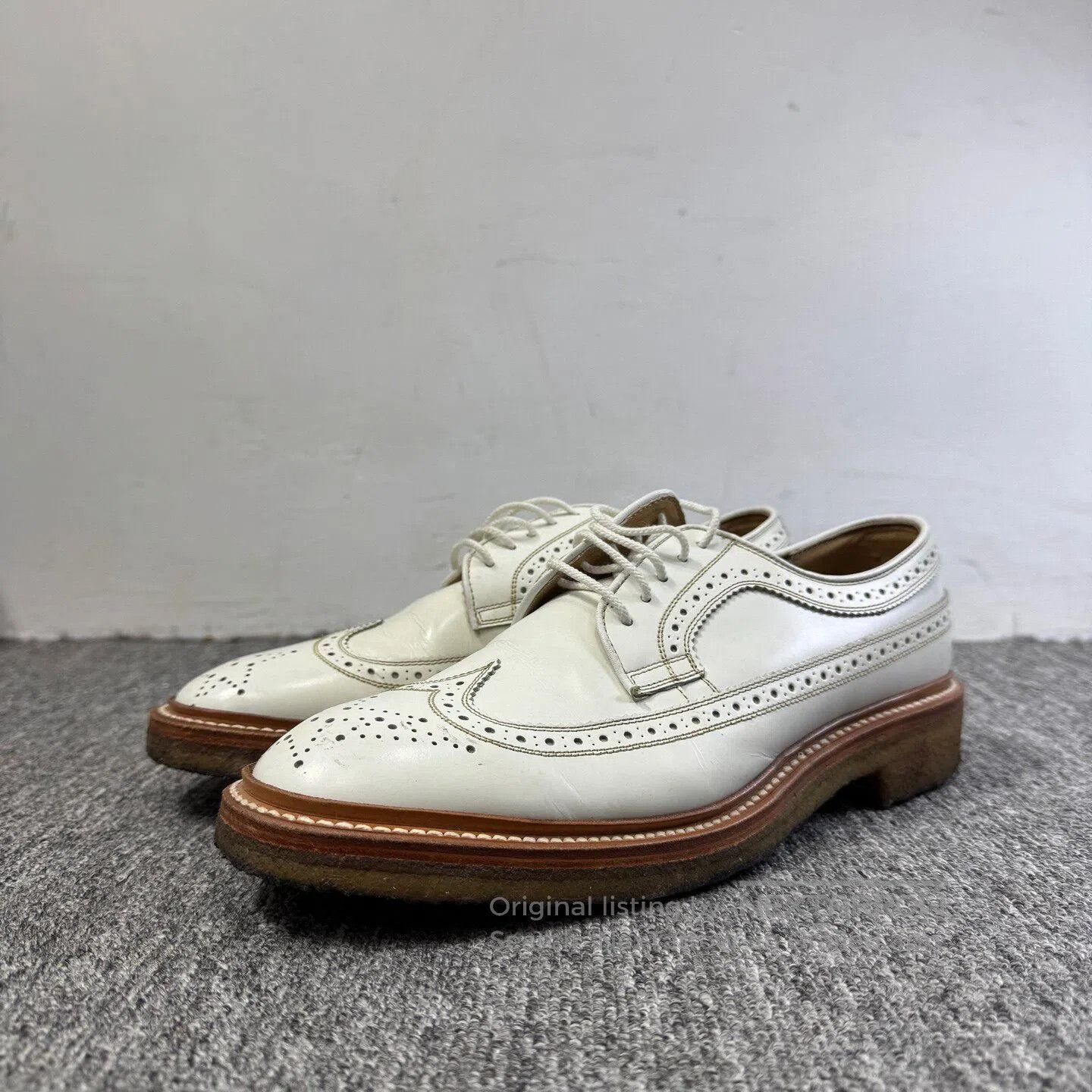 Other BATHING APE Carved leather shoe| Size US 6 / EU 39 - 1 Thumbnail