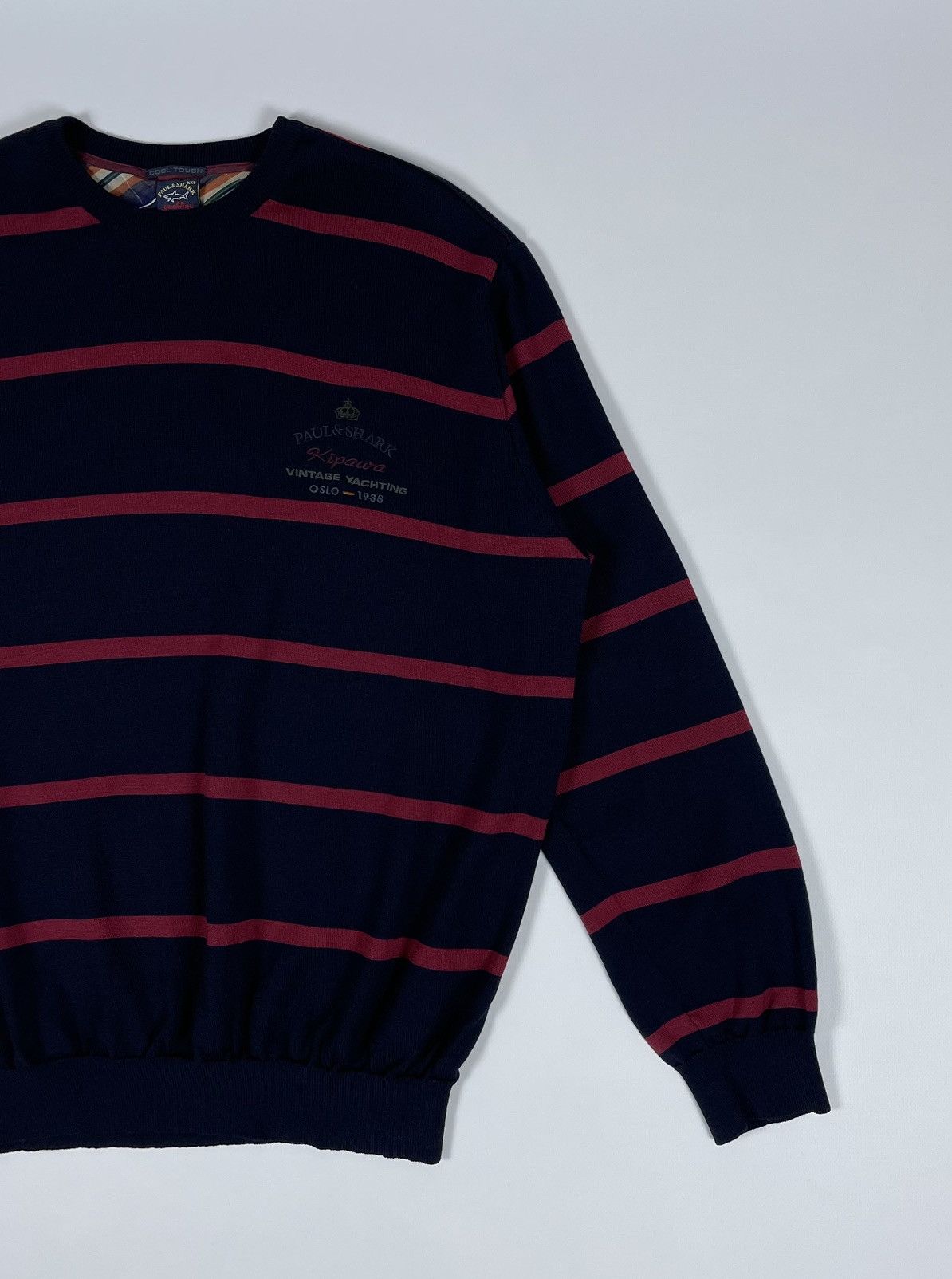 Paul & Shark Paul & Shark Vintage Wool Striped Sweater Jumper Size US XXL / EU 58 / 5 - 2 Thumbnail