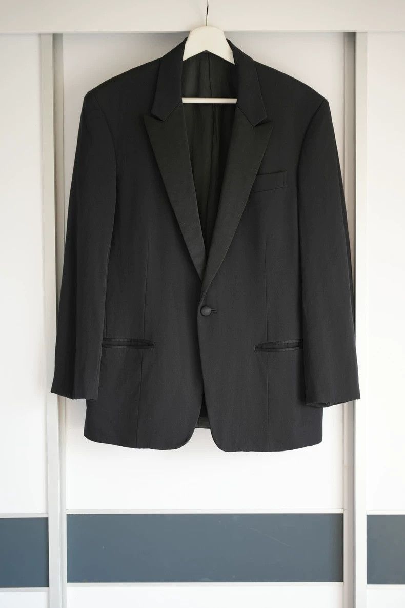 Yohji Yamamoto Yohji Yamamoto Yohji Yamamoto 90s Tuxedo Style Jacket Size US S / EU 44-46 / 1 - 1 Thumbnail
