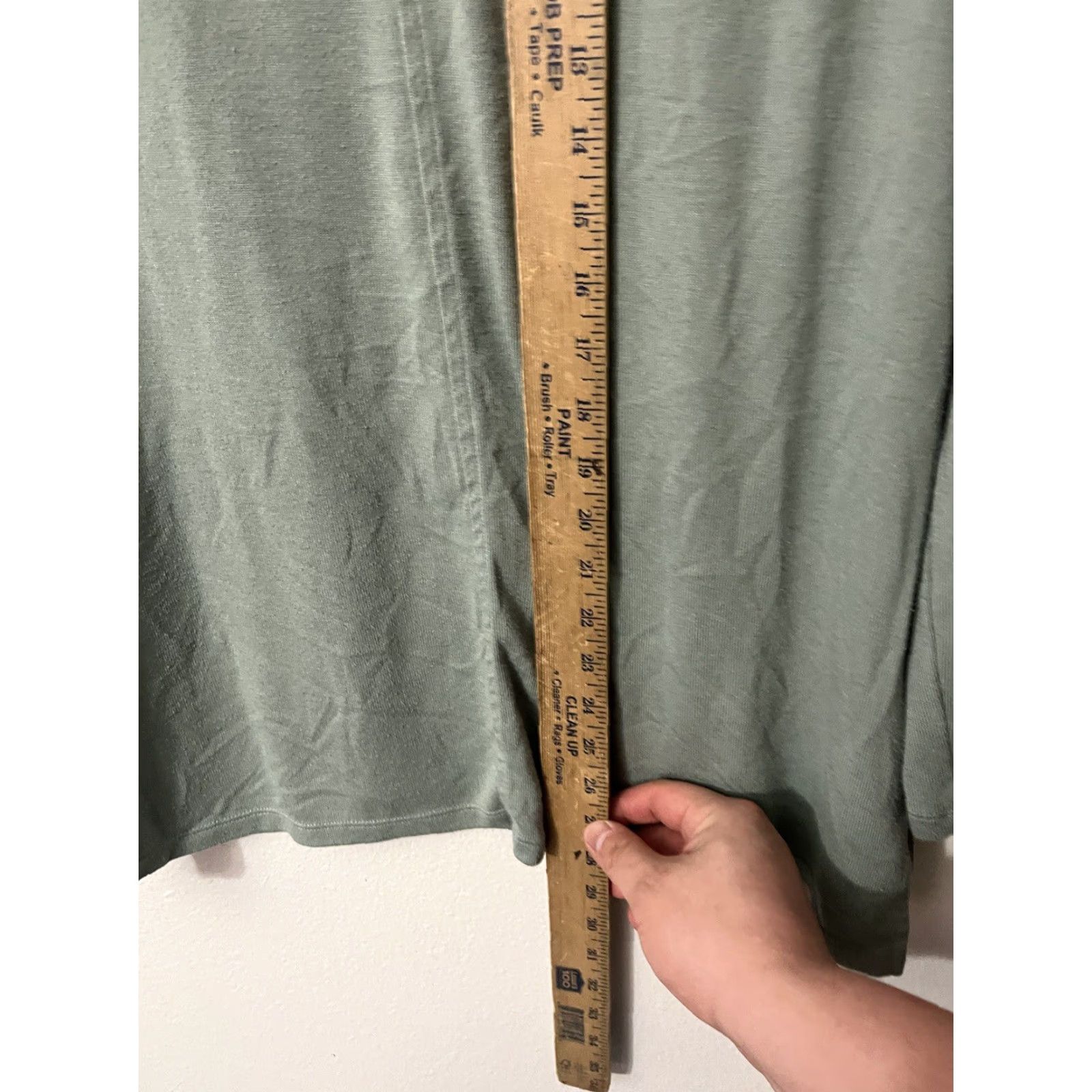 Banana Republic Banana Republic Tunic Shirt Women L Green Raglan Sleeve V-Neck Casual All Seasons Knit Top Size L / US 10 / IT 46 - 5 Thumbnail