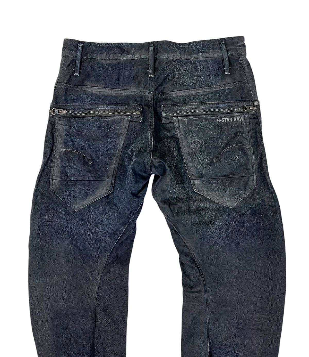 G-Star Gstar Black Wax Loose Tapered Jeans Size US 34 / EU 50 - 10 Thumbnail