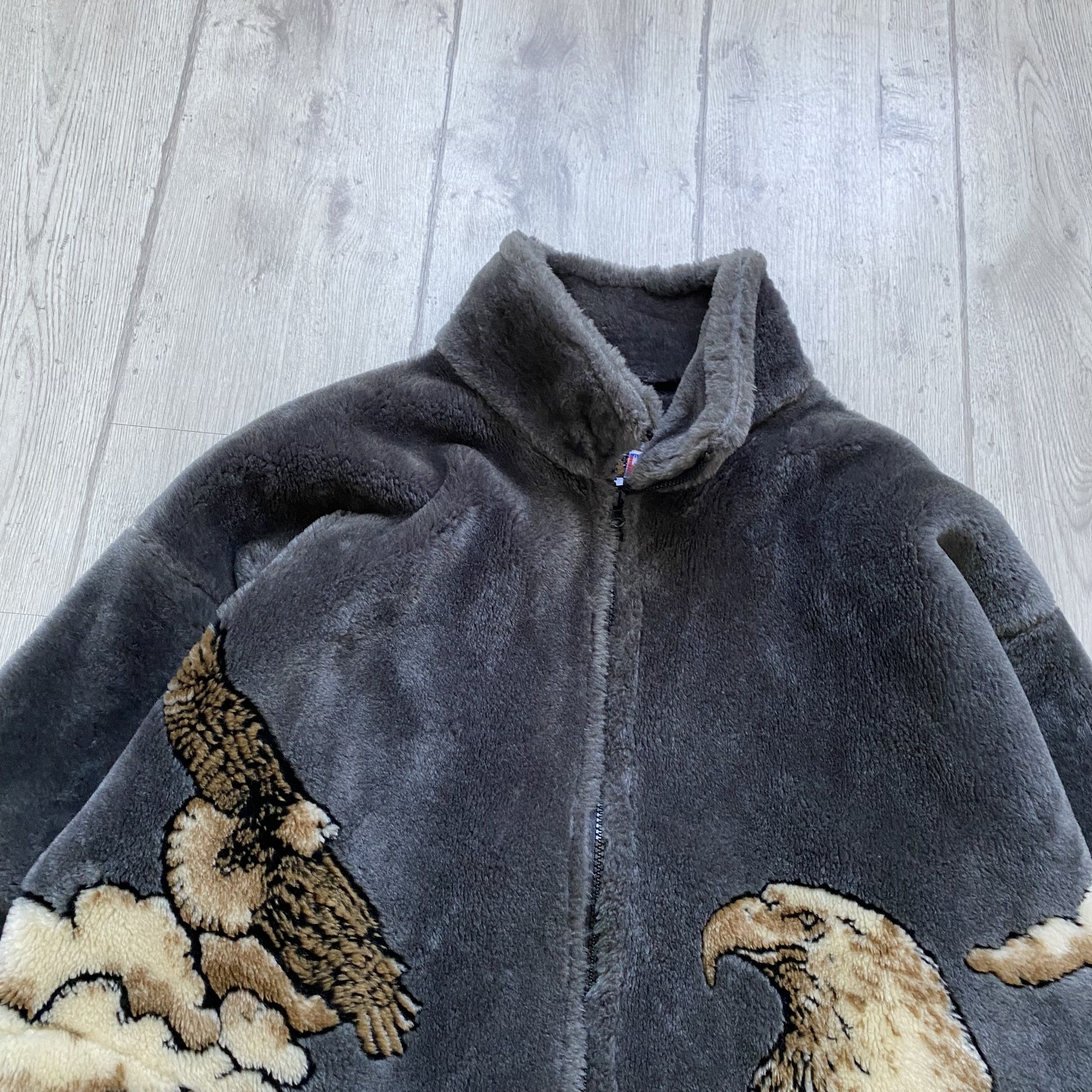 The Mountain 🦅Vintage USA Eagle Mountain Fleece heavy jacket wolf Size US L / EU 52-54 / 3 - 2 Thumbnail