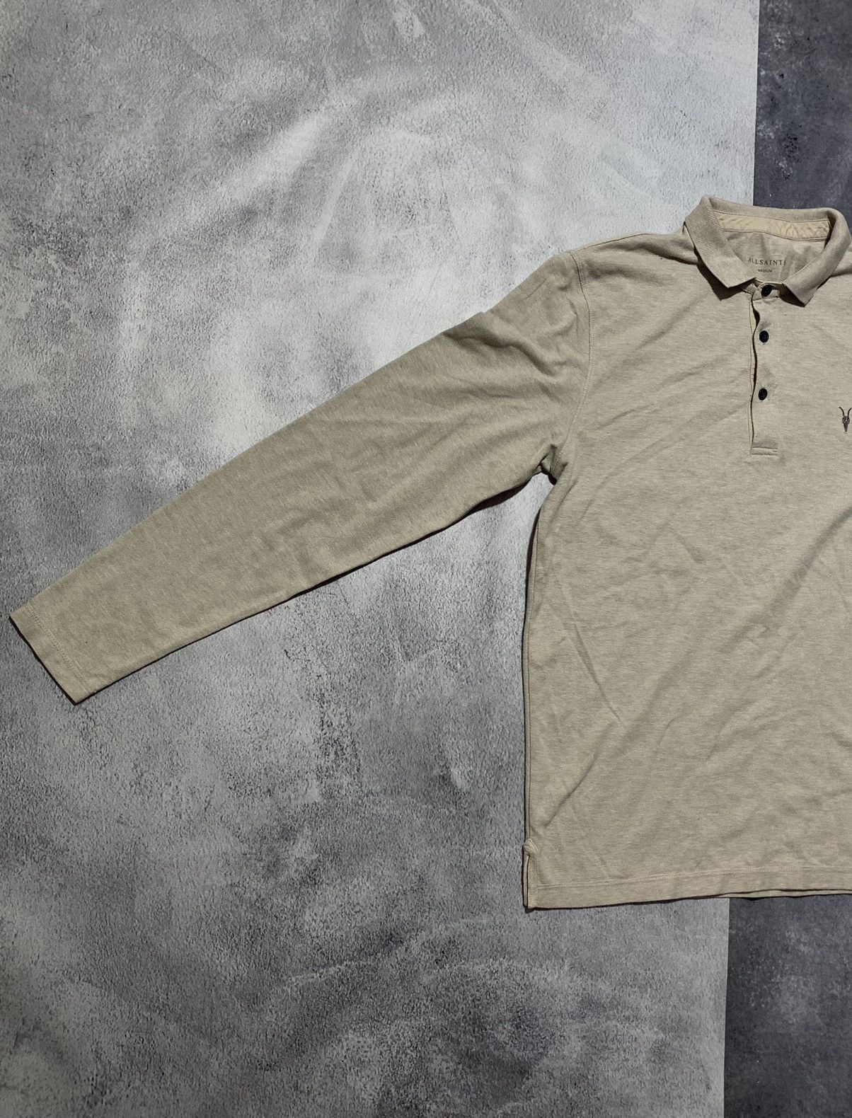 Allsaints × Vintage Vintage Y2K Allsaints 1/4 polo long sleeve streetwear size M Size US M / EU 48-50 / 2 - 2 Thumbnail