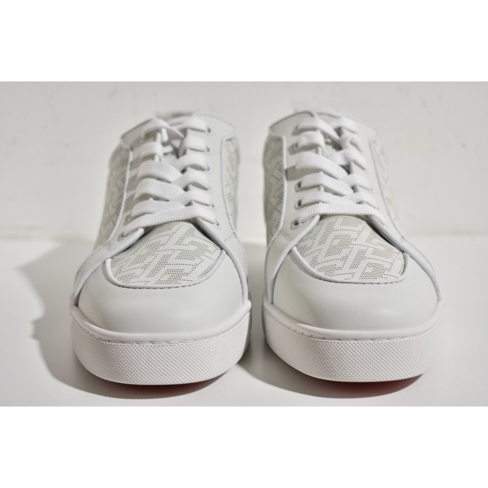 Christian Louboutin Christian Louboutin Mens Rantulow Orlato Flat White Techno Size US 13 / EU 46 - 5 Thumbnail