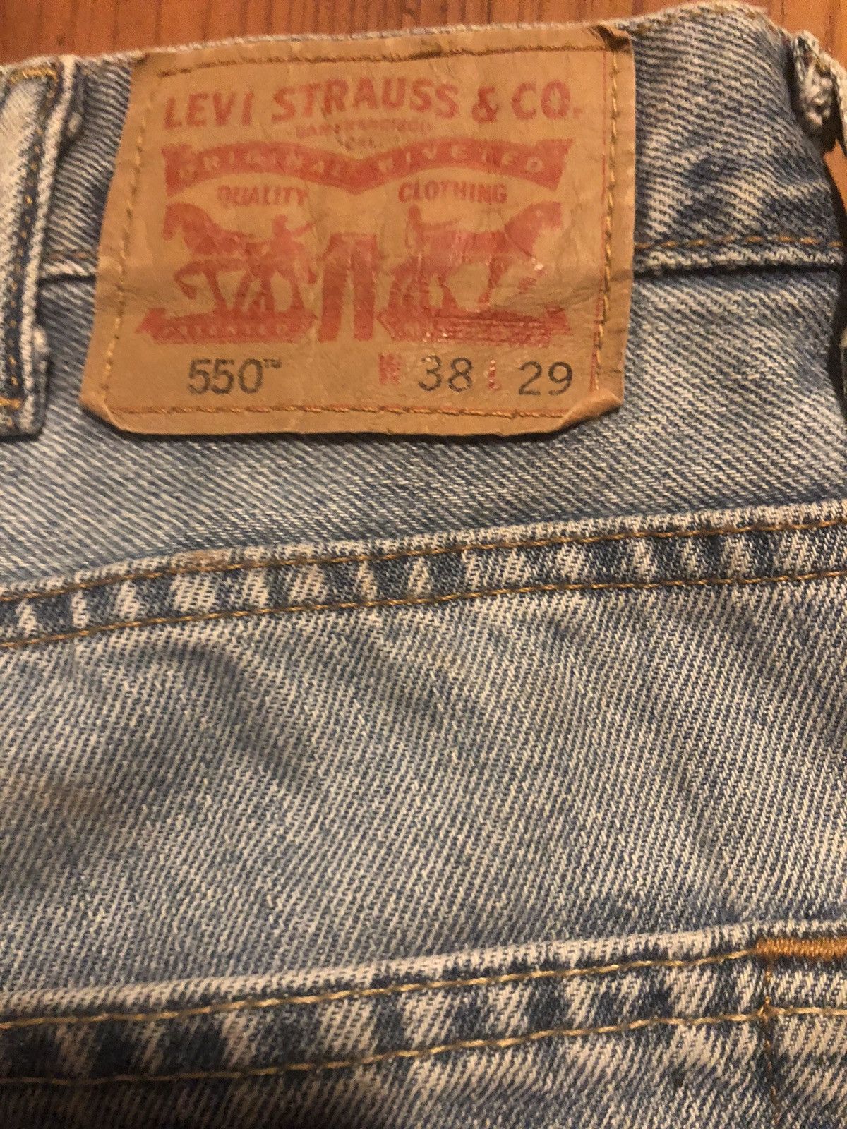 Levi's Light Wash Blue Levi 550 Jeans W/38 Size US 38 / EU 54 - 4 Thumbnail