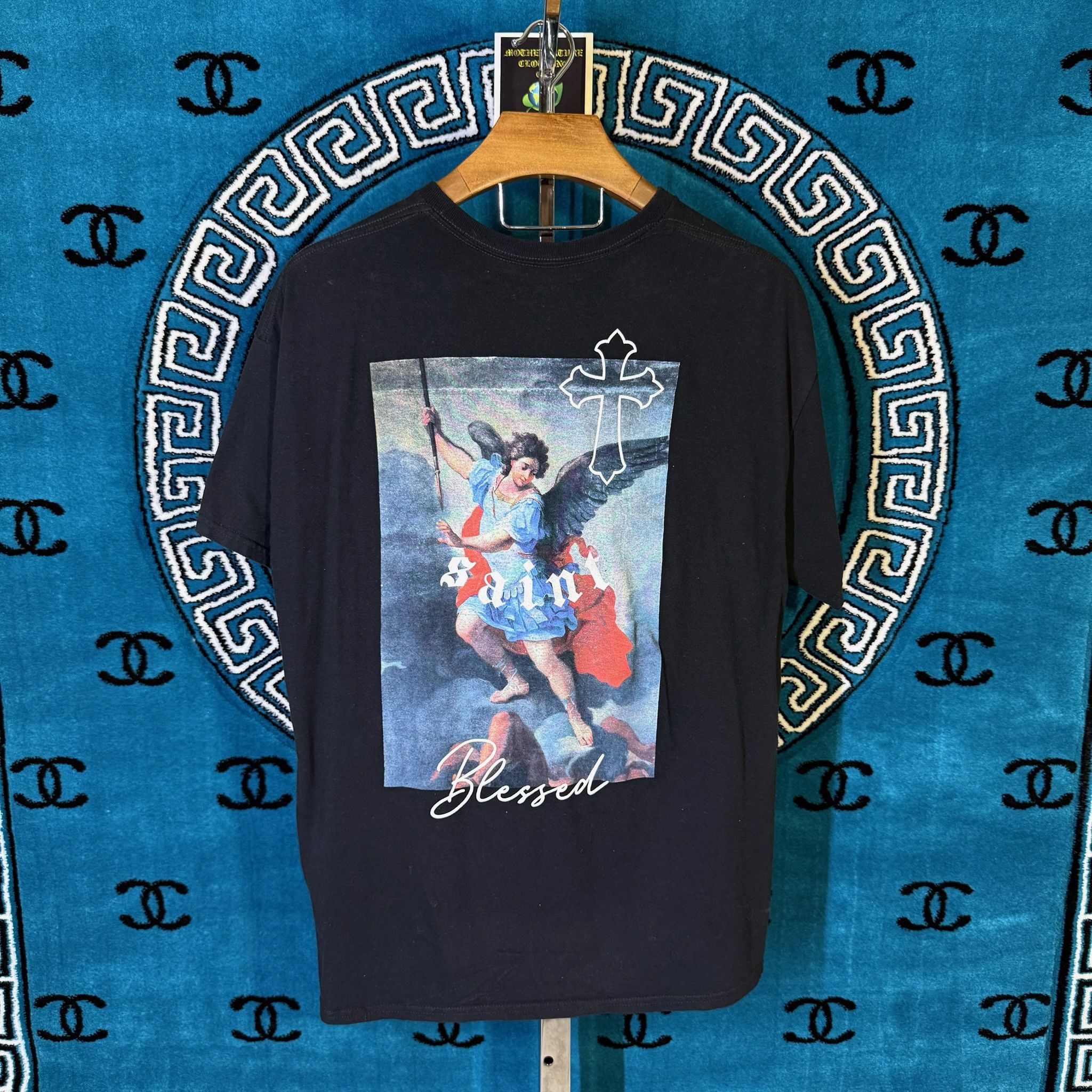 Other SAINT MICHAEL BLESSED LOGOS MOTIF T SHIRT Size US XXL / EU 58 / 5 - 2 Thumbnail