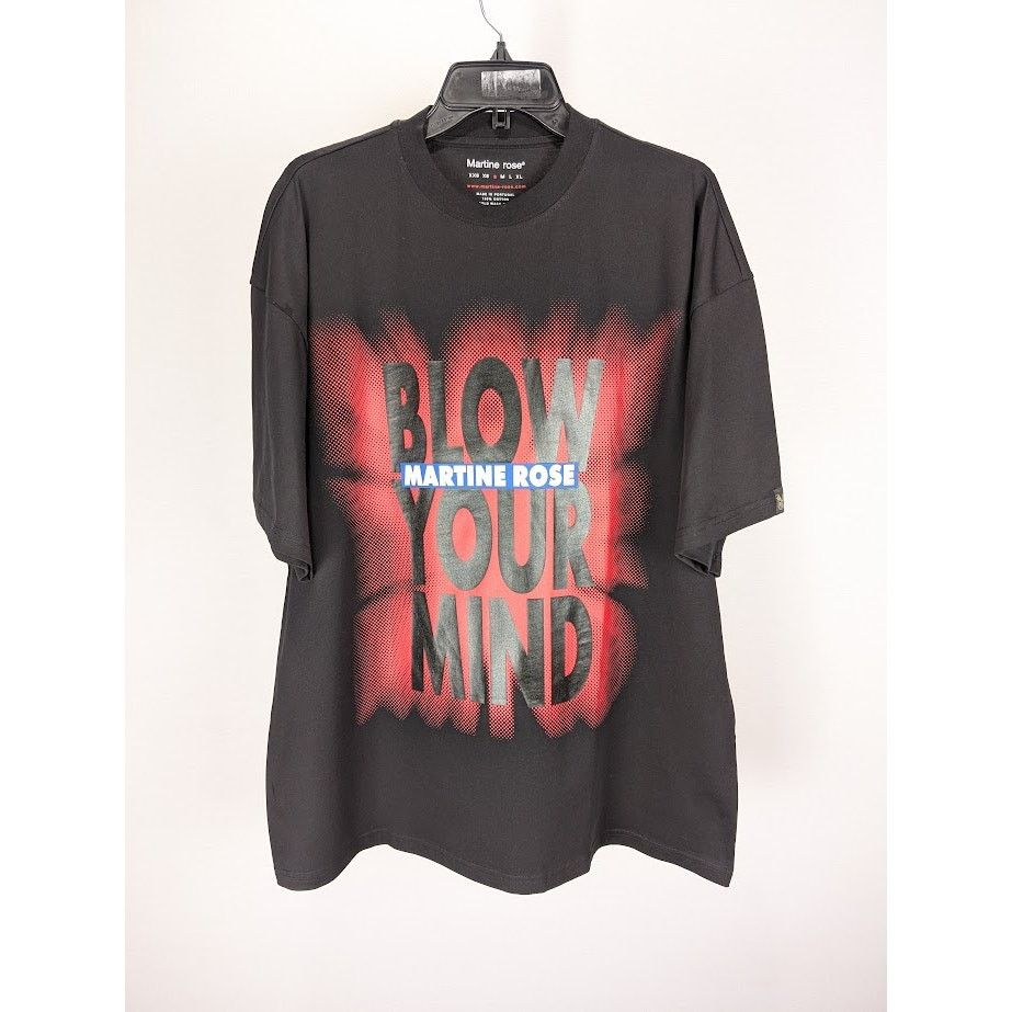 Martine Rose o1rshd1 Oversize Short Sleeve T-Shirt in Black Size US S / EU 44-46 / 1 - 1 Thumbnail