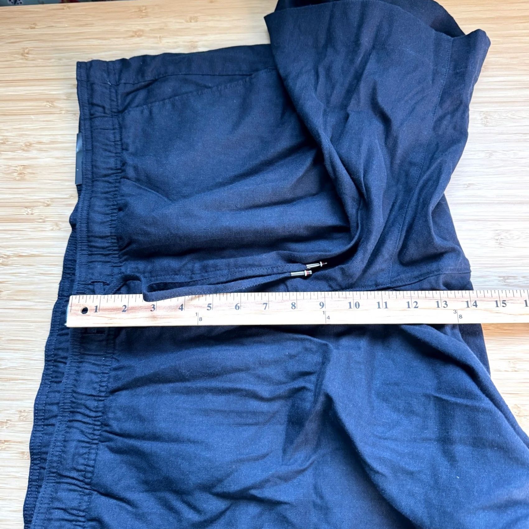 Tommy Hilfiger Tommy Hilfiger Mens Navy Blue Linen Blend Drawstring Shorts 46W MW39880 NEW Size US 30 / EU 46 - 7 Thumbnail