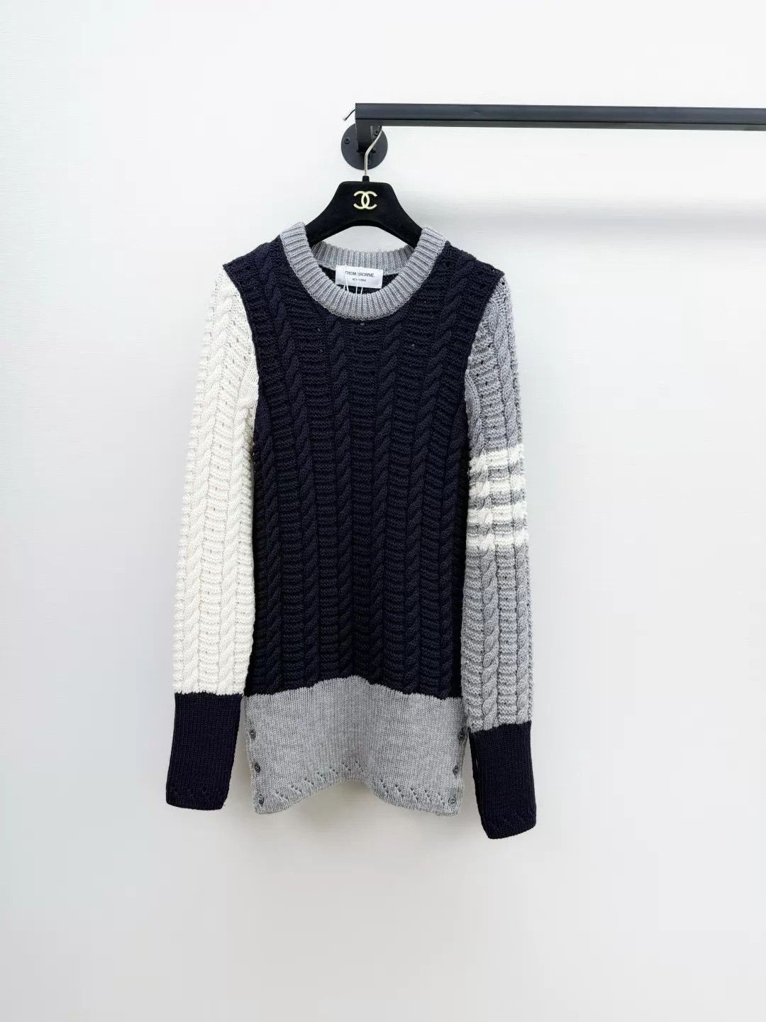 Thom Browne TB New Authentic Wool Knit Sweater 38 Worn Once Size XS / US 0-2 / IT 36-38 - 1 Thumbnail