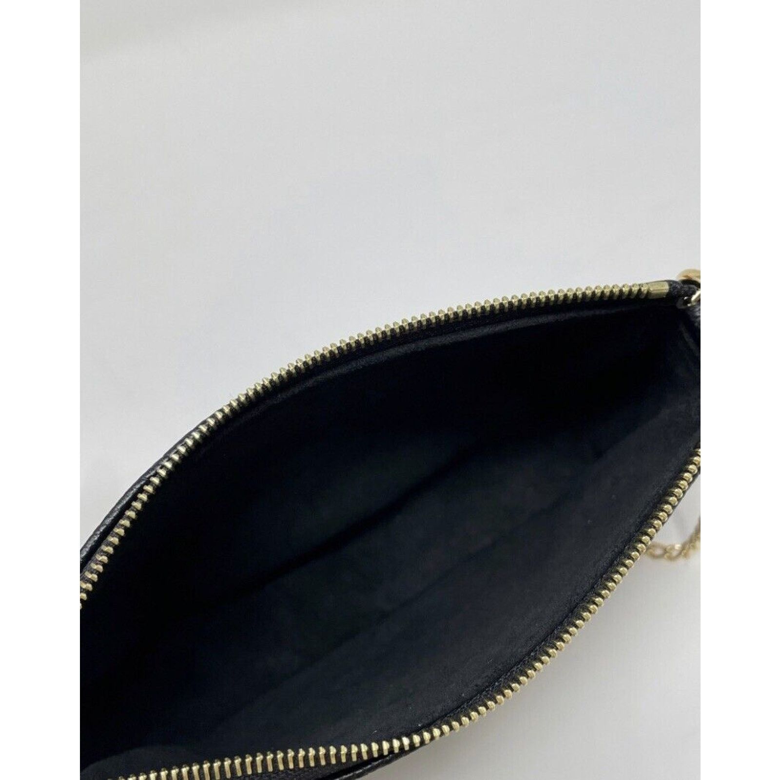 Louis Vuitton Mini Pochette Bicolor Empreinte Accessoires Pouch Black Size ONE SIZE - 8 Thumbnail