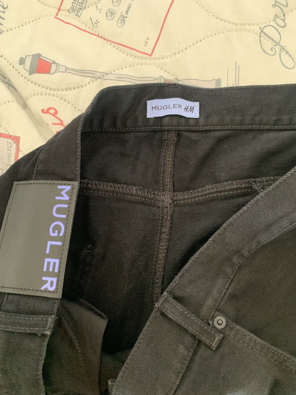 H&M × Mugler Mugler x H&M Spiral Panel Pants Size US 42 / EU 58 - 6 Thumbnail