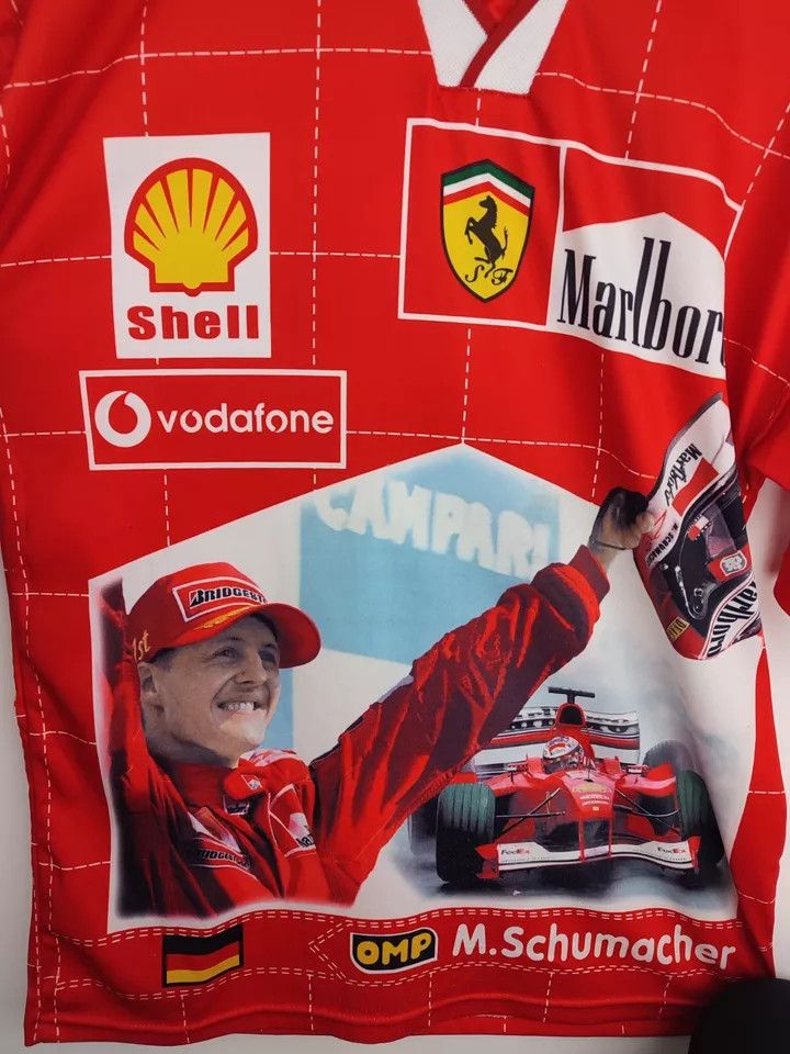 Marlboro Michael Schumacher Red Formula 1 Racing Fan Shirts Size M Size US M / EU 48-50 / 2 - 3 Thumbnail