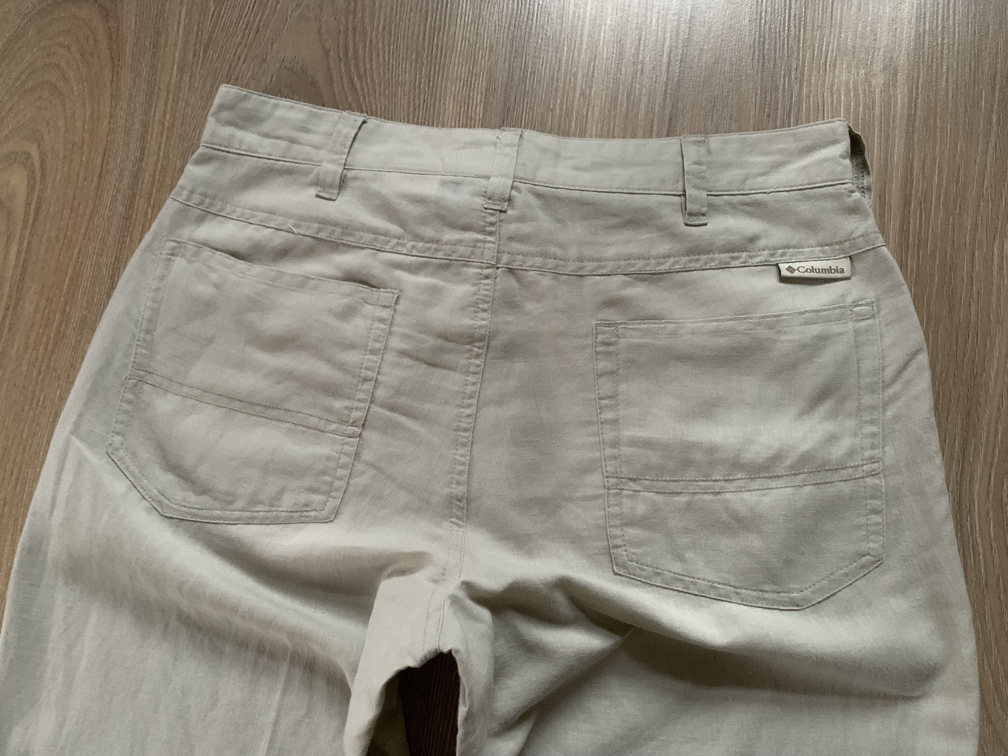 Columbia Mens Linen Outdoor Pants Trousers