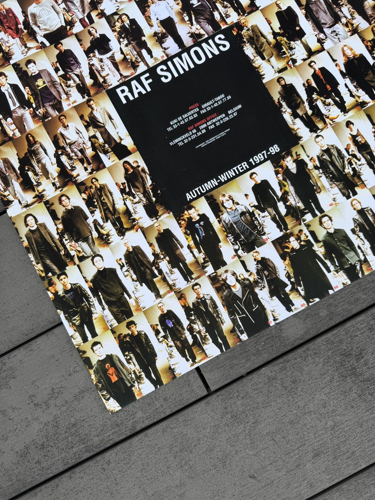 Raf Simons Raf Simons Autumn Winter 1997 1998 Big Size Promotion Poster Size ONE SIZE - 4 Thumbnail