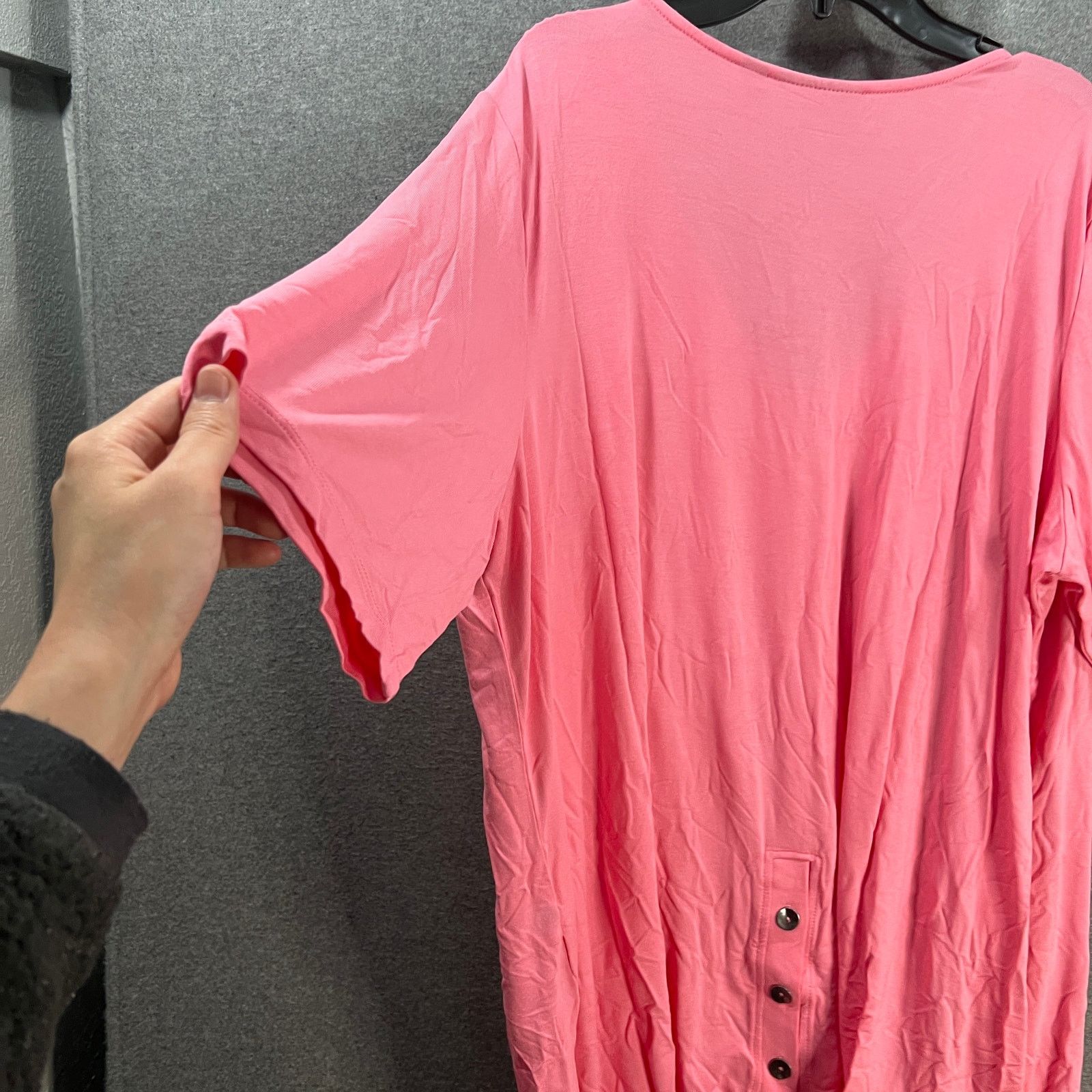 Other Susan Graver Lifestyle Spa Knit Button Back Top with Short Size XL / US 12-14 / IT 48-50 - 13 Thumbnail