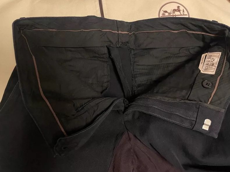 Hermes Hermes Men's Casual Pants with Color Block-2506 Size US 40 / EU 56 - 7 Thumbnail