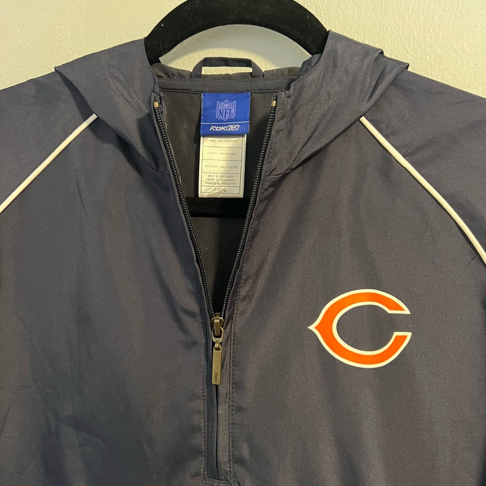 Reebok Chicago Bears NFL Reebok Football Windbreaker Men’s Size L Size US L / EU 52-54 / 3 - 3 Thumbnail