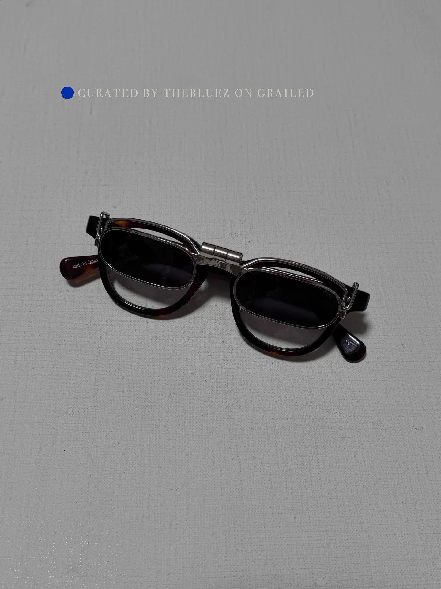 Takahiromiyashita The Soloist. Double-Layer Clip-On Shades Size ONE SIZE - 1 Thumbnail