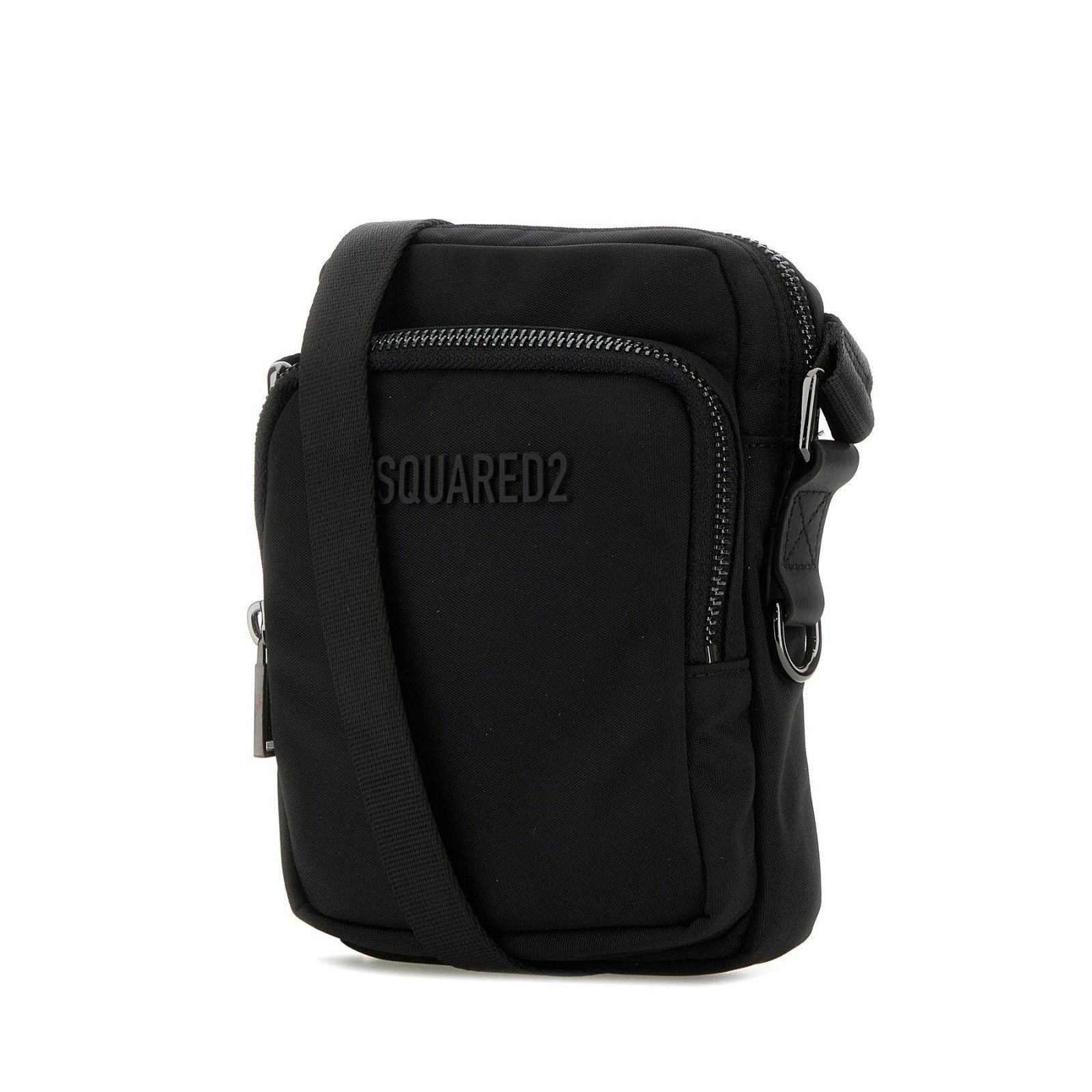 Dsquared2 DSQUARED Urban Black Canvas Crossbody Bag New & Authentic Size ONE SIZE - 2 Thumbnail