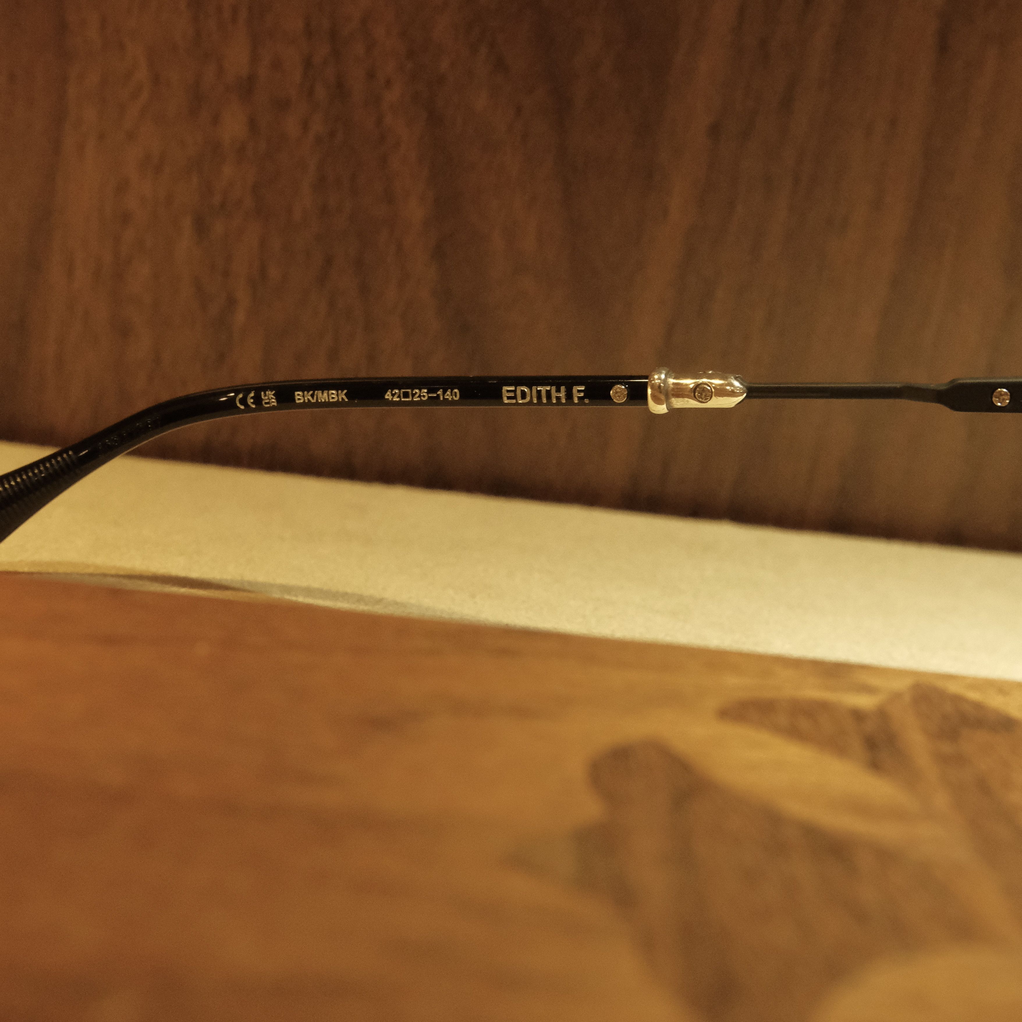 Chrome Hearts CHROME HEARTS EDITH F BLACK/SILVER GLASSES Size ONE SIZE - 7 Thumbnail