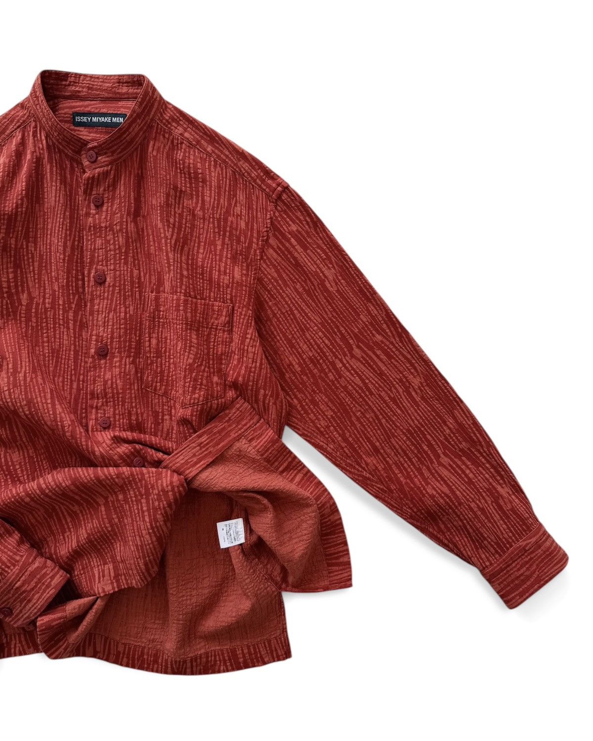 Issey Miyake ISSEY MIYAKE MANDARIN COLLAR SHIRT Size US M / EU 48-50 / 2 - 10 Thumbnail