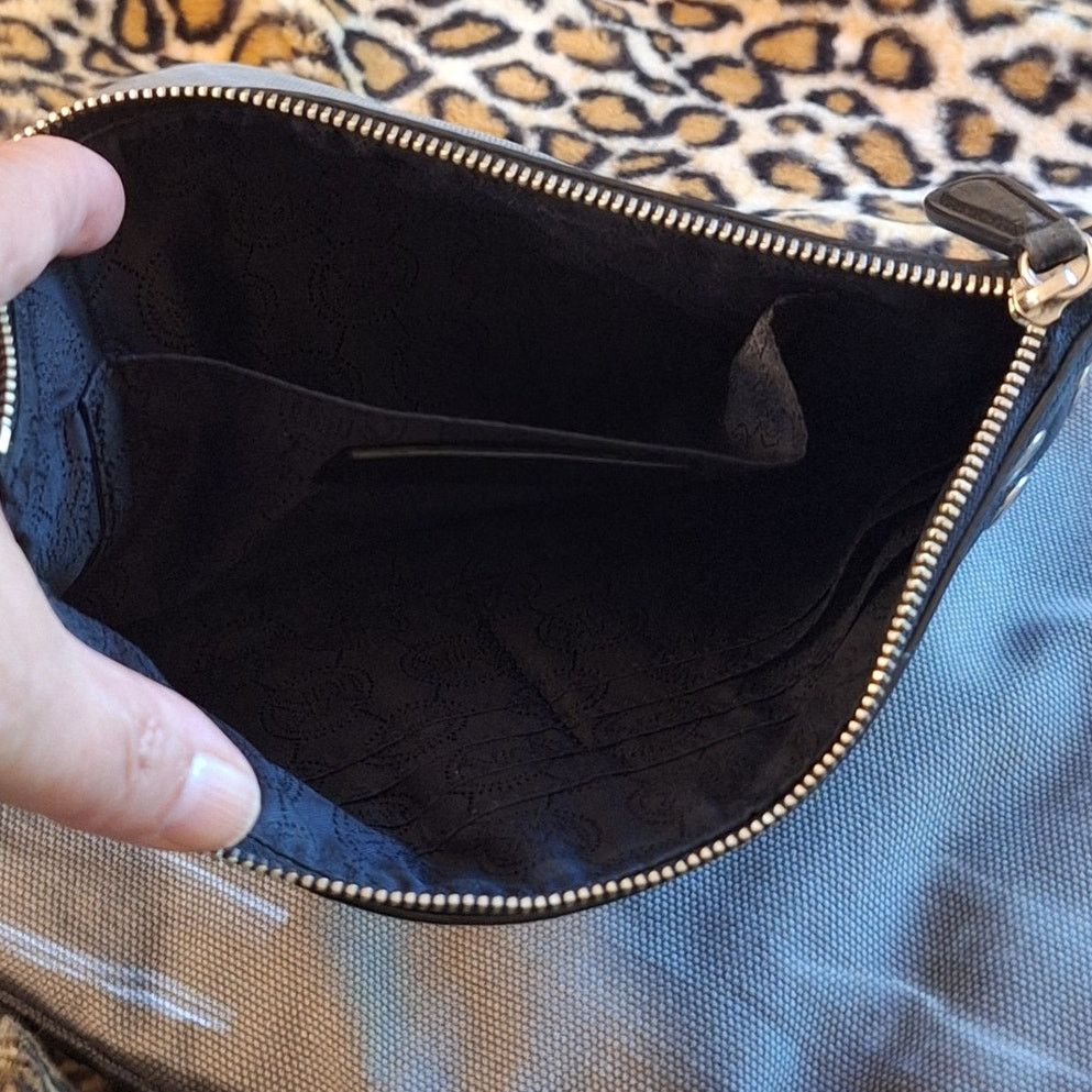 Michael Kors Michael Kors Wristlet Black Leather Eyelet 9.75" x 5.5" Punk Size ONE SIZE - 4 Thumbnail