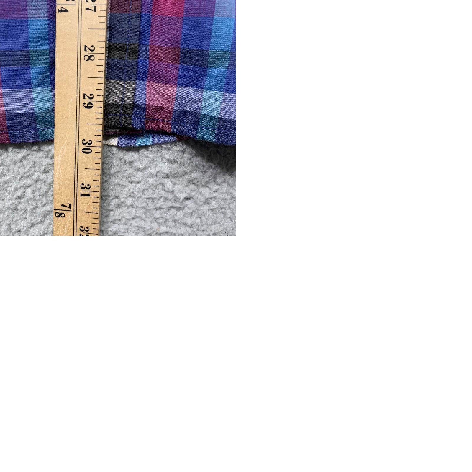 Vintage Rock Canyon Western Shirt Men's 3X Pearl Snap Plaid Blue Purple Black 2-Pockets Shirt Mens 3X Rock Canyon Western Pearl Snap Plaid 2-Pockets Size US XXL / EU 58 / 5 - 9 Thumbnail