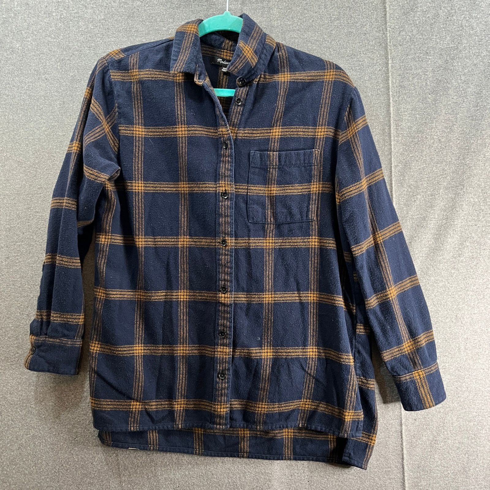 Madewell Madewell Blue Plaid Shirt Adult Size XXS Long Sleeve Size US XXS / EU 40 - 1 Thumbnail