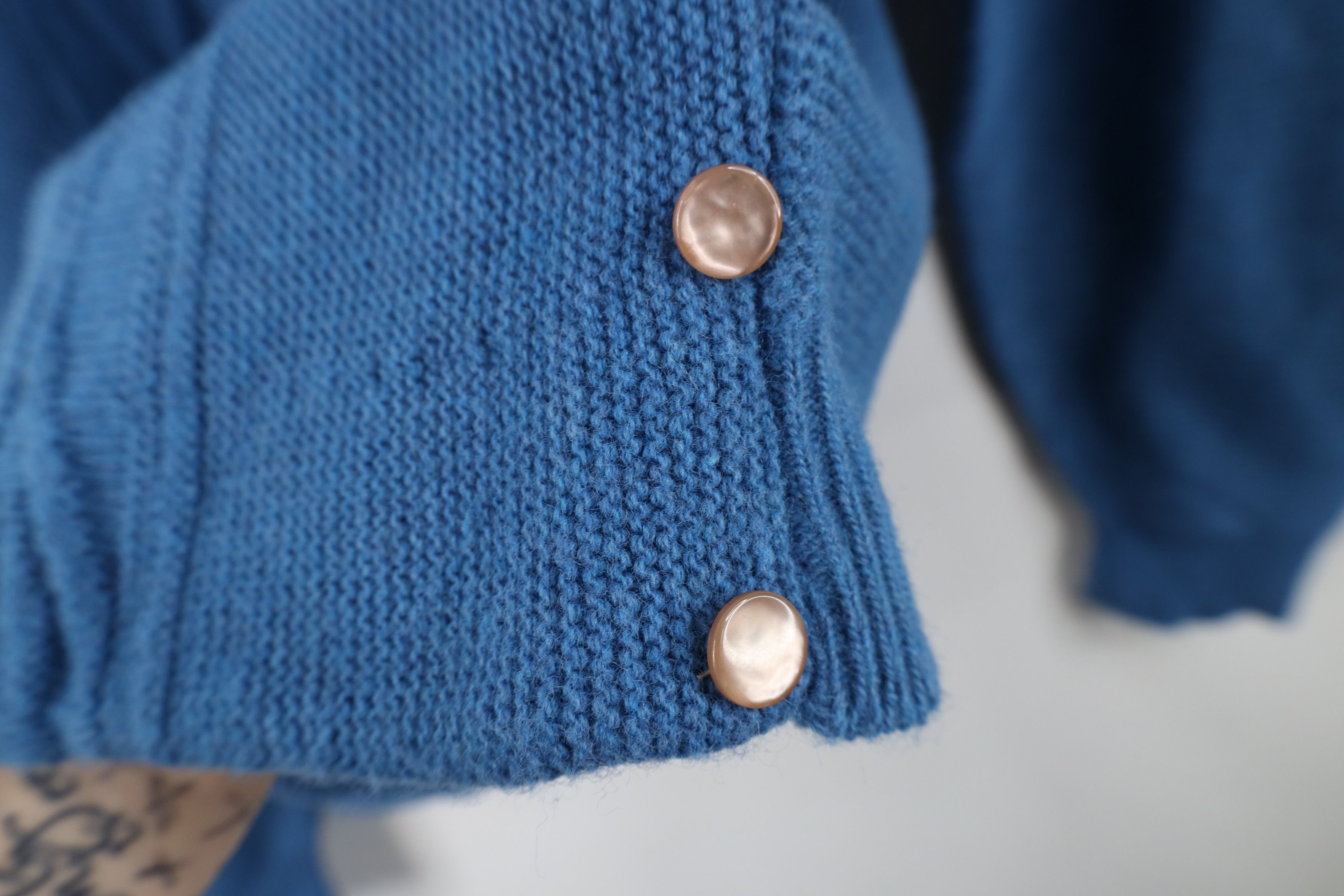 Vintage Vintage 50s 60s Streetwear Collared Cardigan Sweater USA Size US XL / EU 56 / 4 - 6 Thumbnail