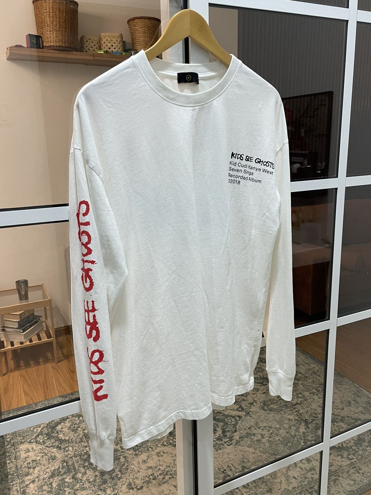 Kid Cudi × Virgil Abloh Kid See Ghost Kid Cudi Kanye Seven Sings Recorded Album©2018 Size US L / EU 52-54 / 3 - 3 Thumbnail