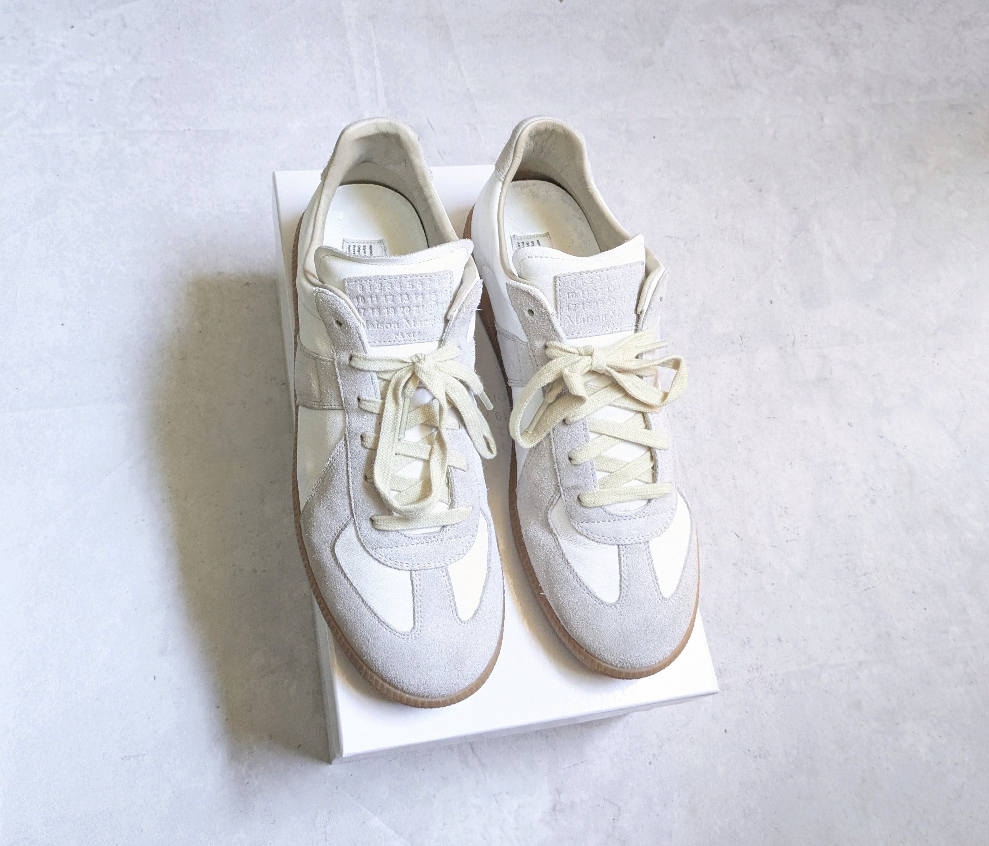 Maison Margiela Maison Margiela Replica GAT 11 44 White Gray Gum Low Tops Size US 11 / EU 44 - 1 Thumbnail