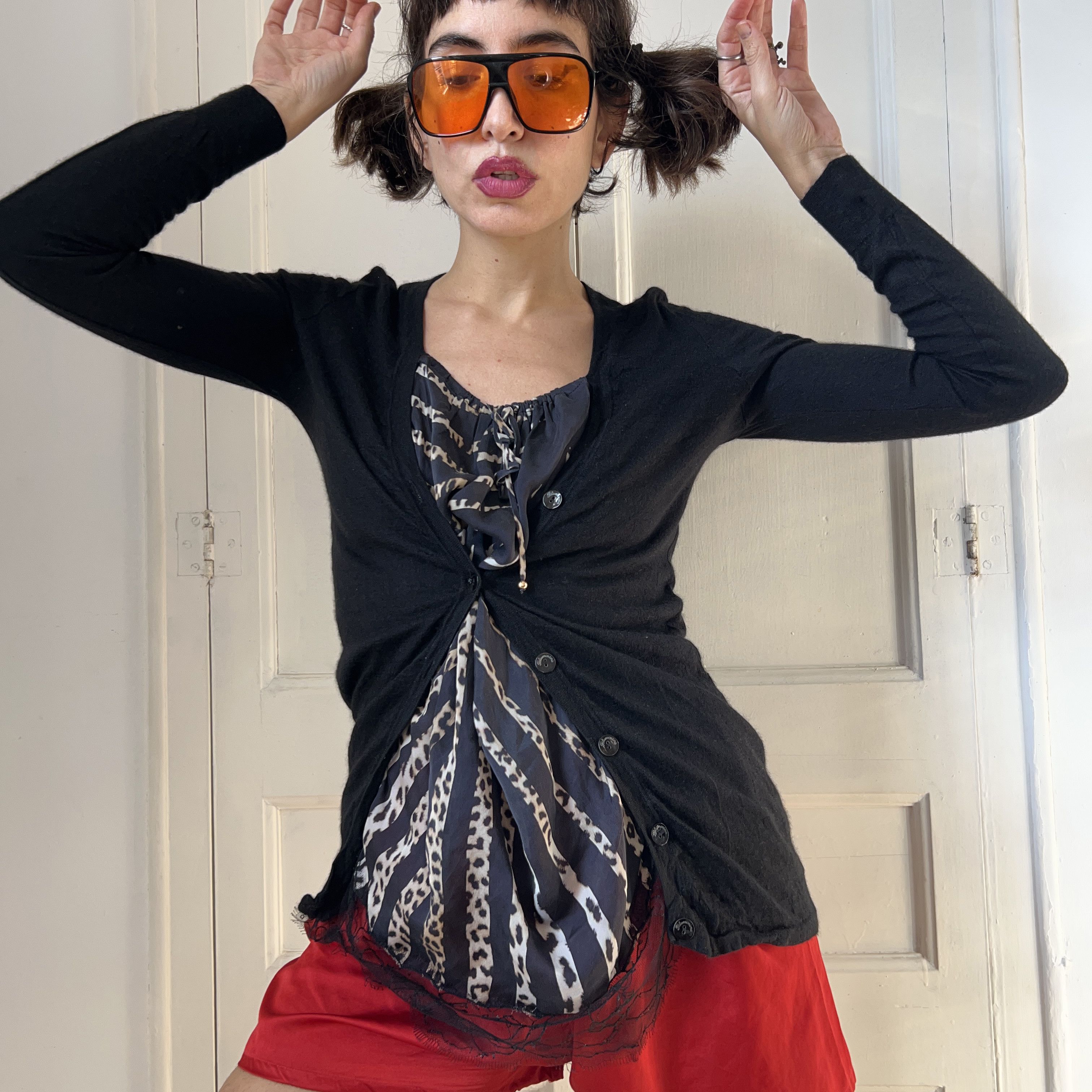 Blumarine intage Y2K Blumarine Cashmere Silk Cardigan Top Size XL / US 12-14 / IT 48-50 - 8 Thumbnail