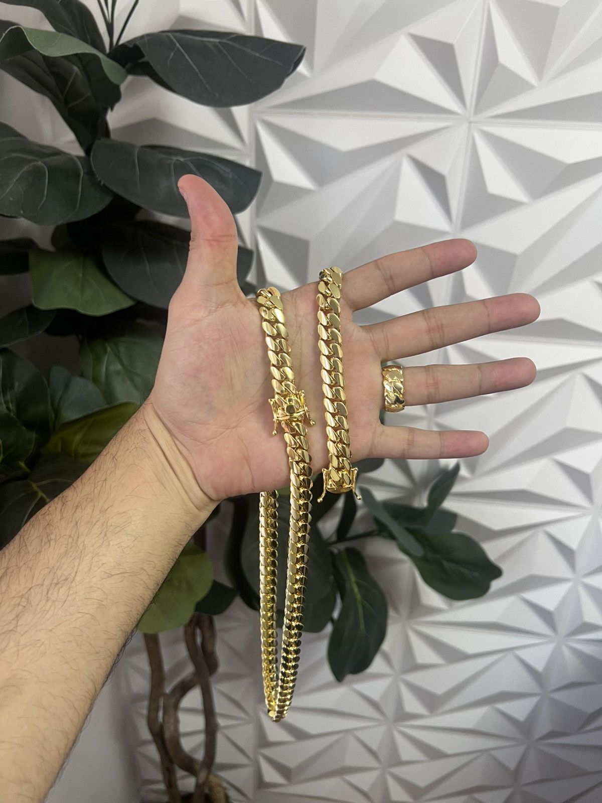 Other 14k gold bonded set chain and bracelet plus ring Size ONE SIZE - 2 Thumbnail