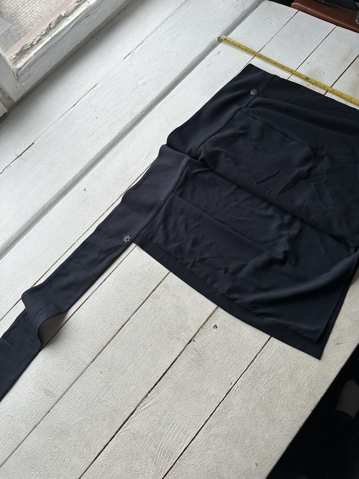 Armani 🚨 ARMANI COLLEZIONI RARE Skirt WMN dark blue Ladies LUXURY Size 27" / US 4 / IT 40 - 4 Thumbnail
