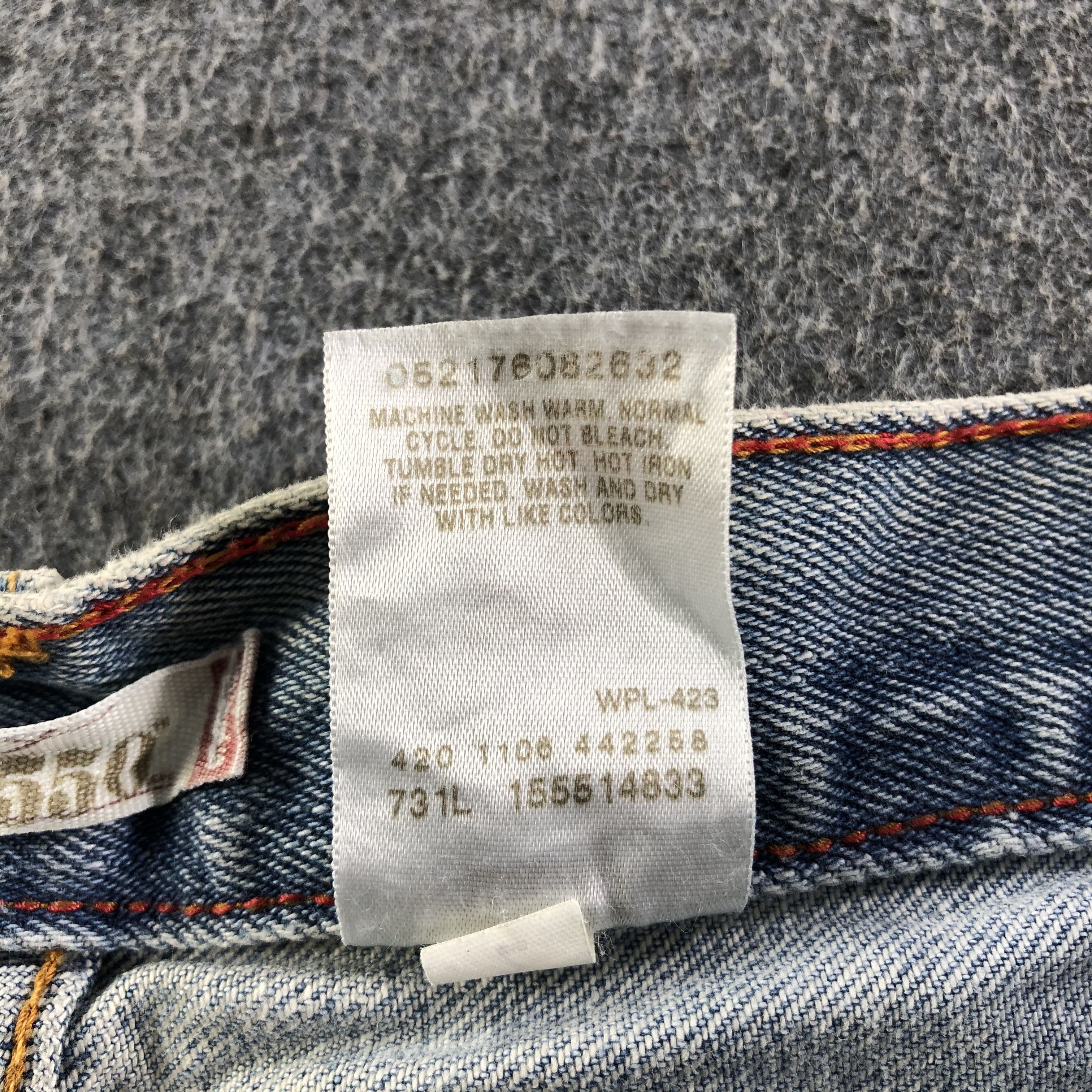 Levi's Vintage Blue Wash Levis 550 Jeans-J3198 Size US 34 / EU 50 - 11 Thumbnail