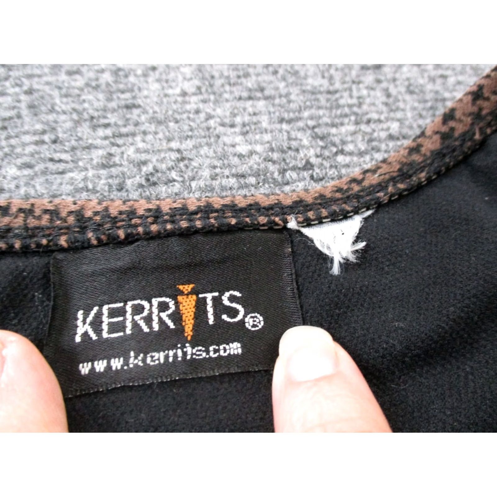 Vintage Kerrits Vest Women S Houndstooth Fleece Outdoor Hiking Equestrian Jacket Sweater Size S / US 4 / IT 40 - 6 Thumbnail