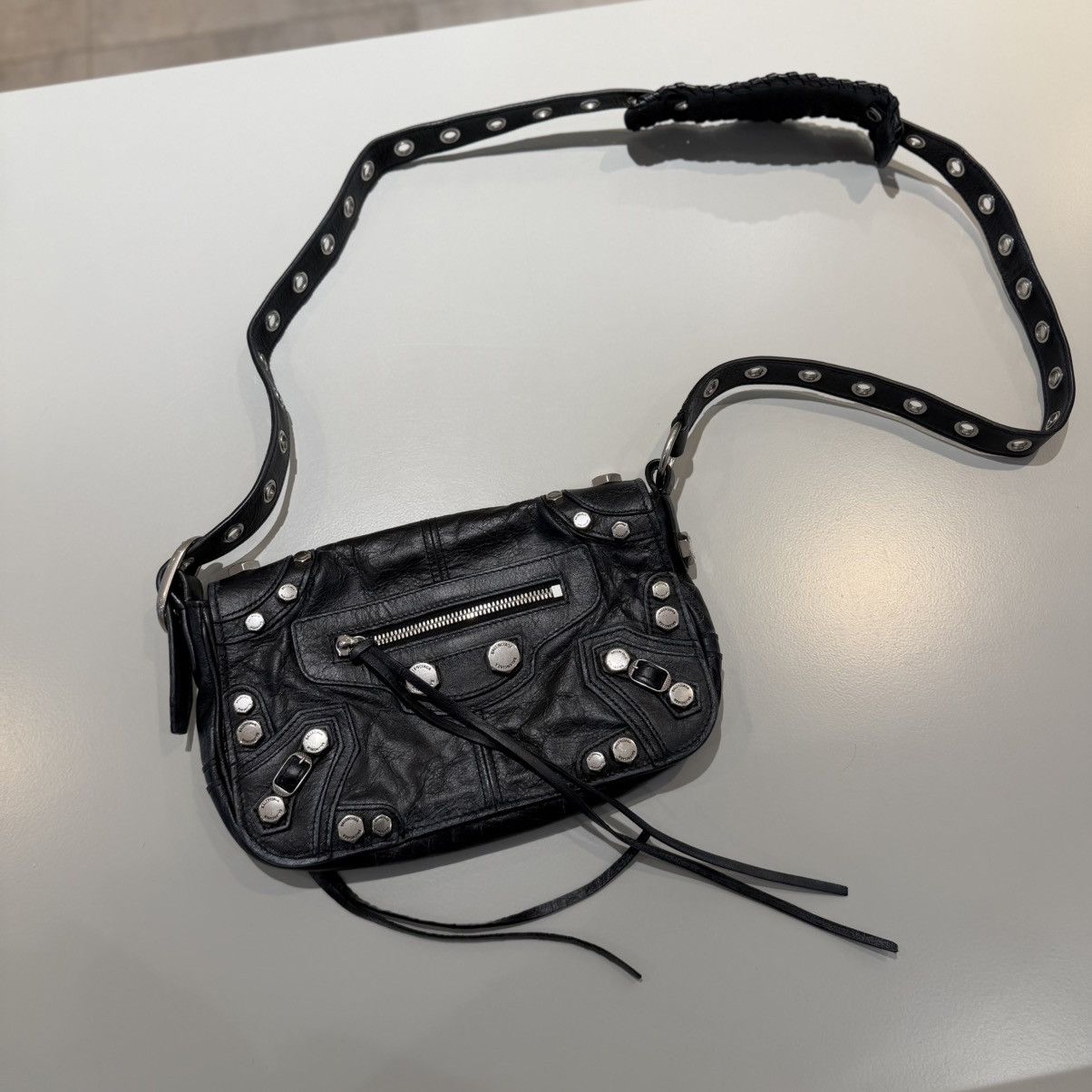 Balenciaga Balenciaga Black Le Cagole Piercing Bag XS | Grailed