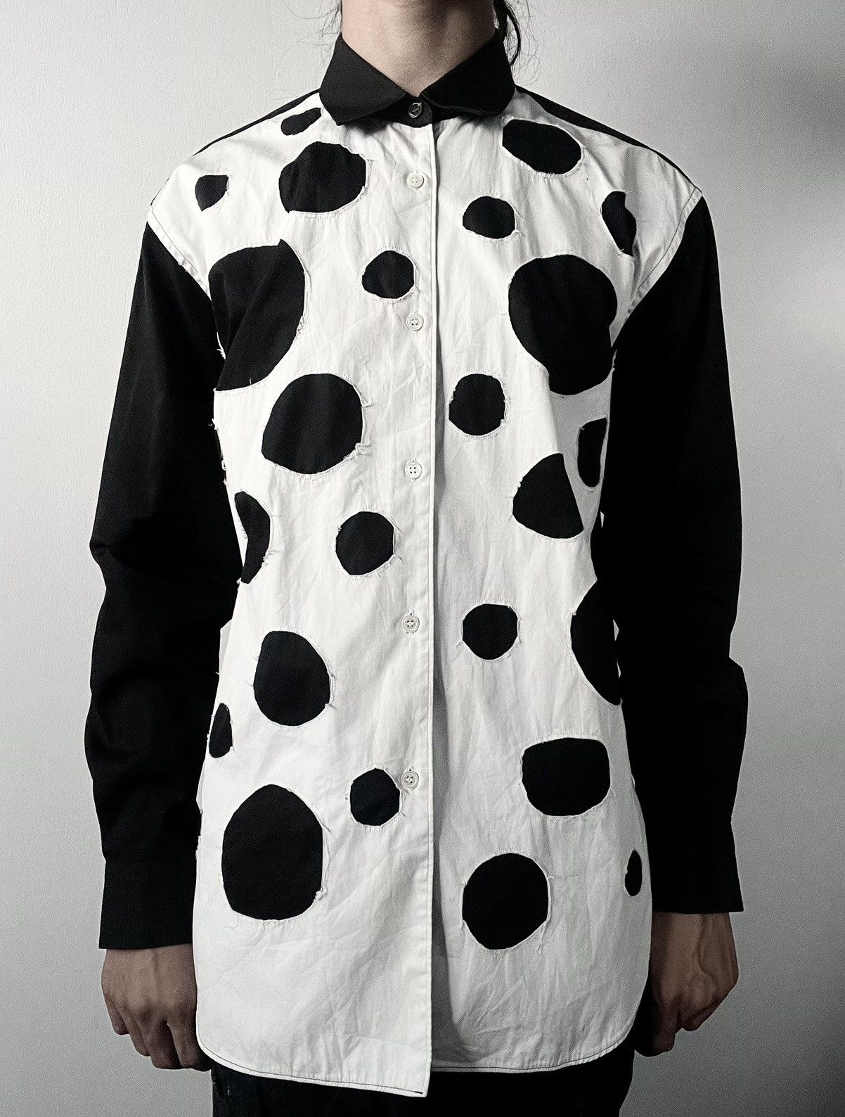 Comme Des Garcons Polka Dot Long Sleeve Outfits Comme Des Garcons