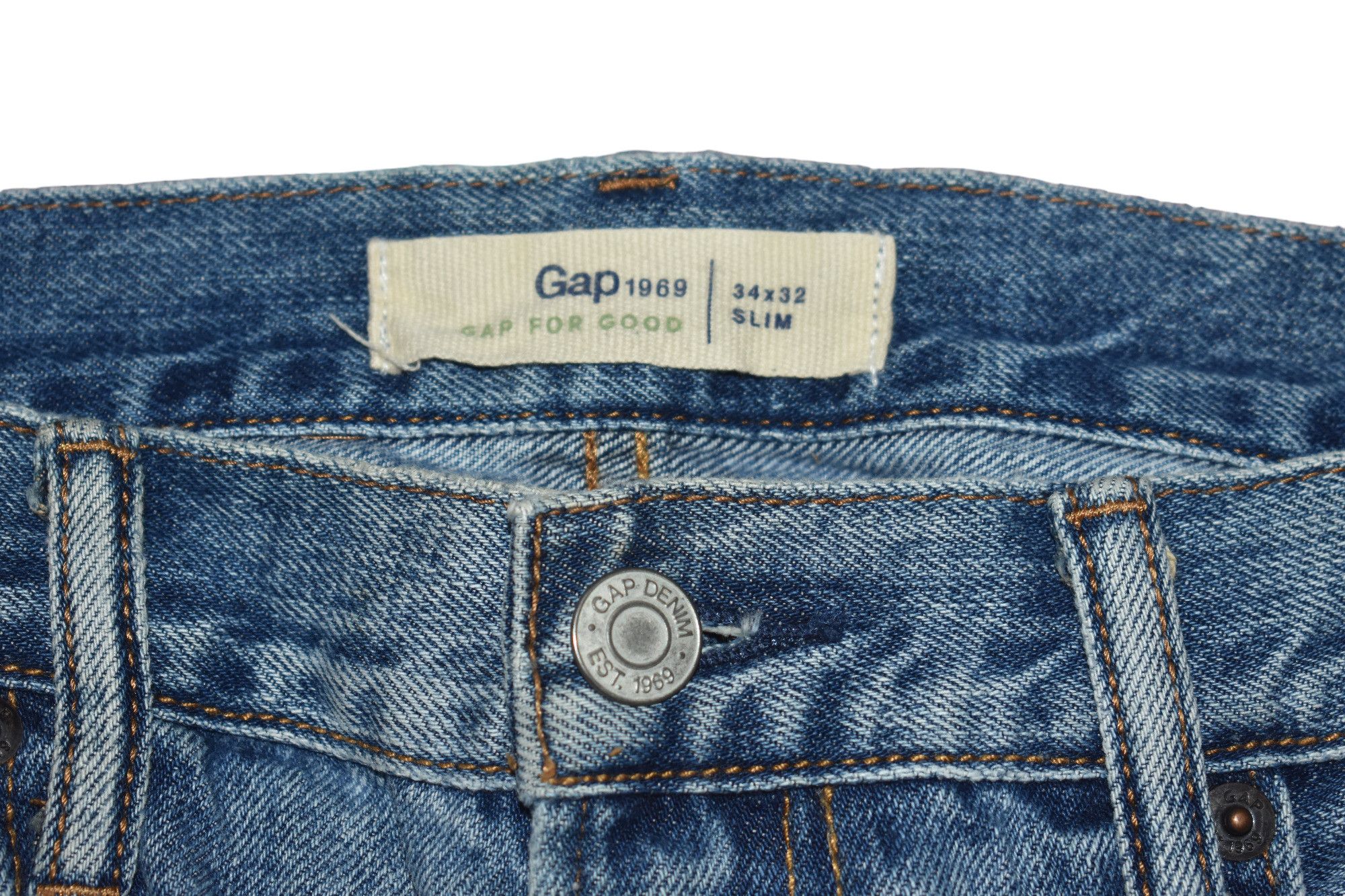 Gap Rare Distress Denim Gap Size 34 Size US 34 / EU 50 - 5 Thumbnail