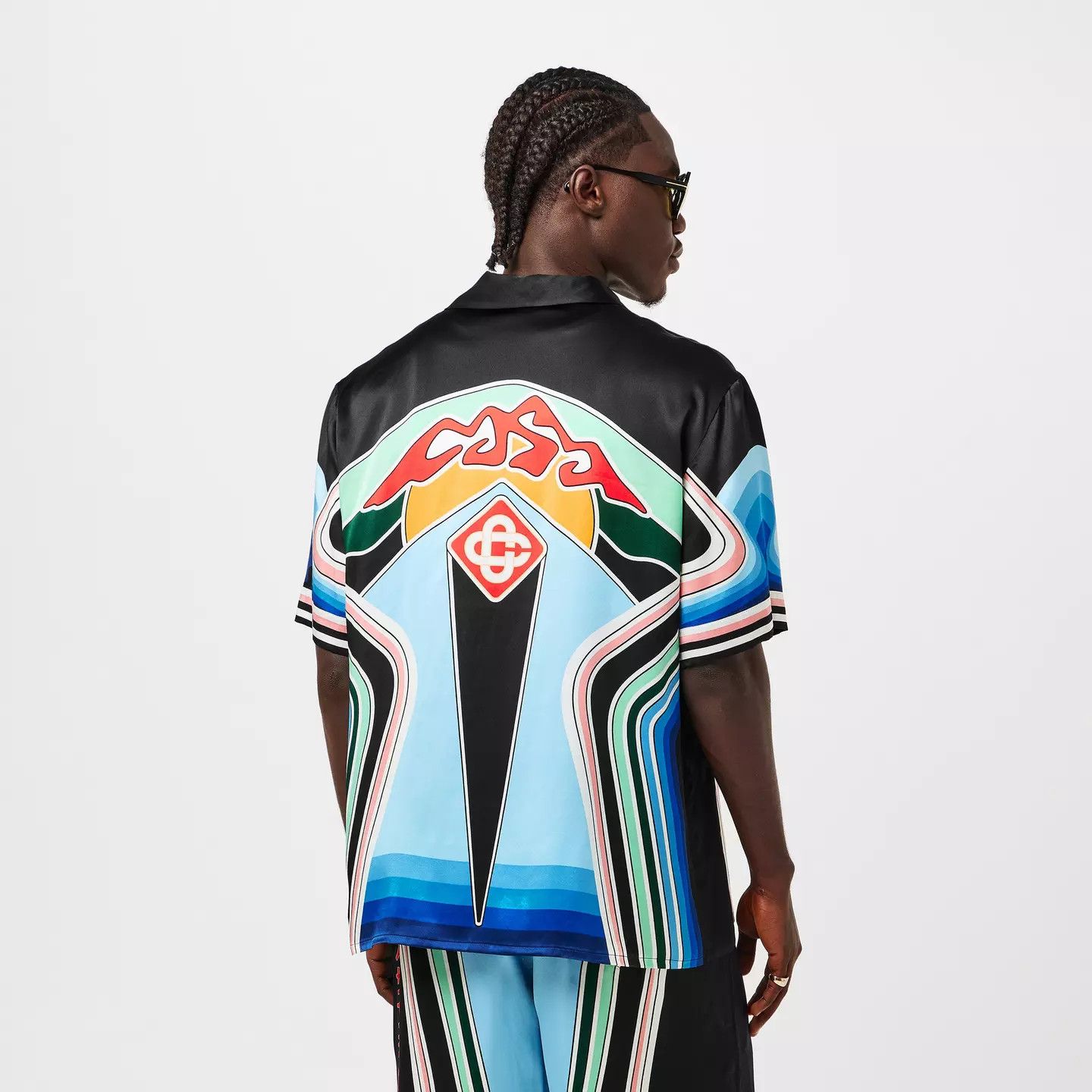 Casablanca o1g2r1mq0426 Pattern Short Sleeve Bowling Shirt Multicolor Size US M / EU 48-50 / 2 - 4 Thumbnail